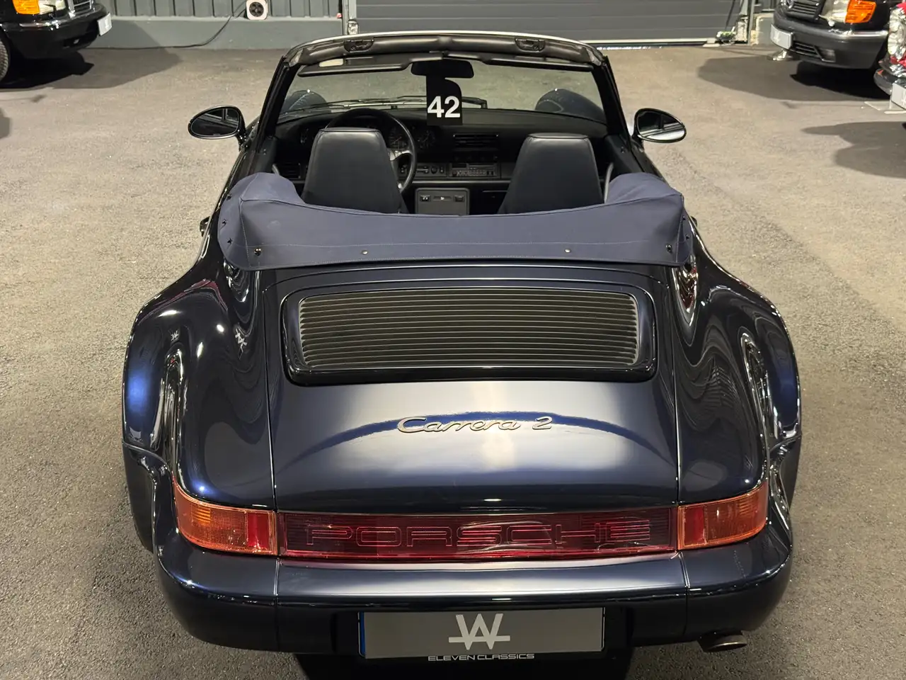 Porsche 964 911 Carrera 2 WTL Cabriolet, Topzustand, tiptronic einer von nur 433 gebauten, dt. Fahrzeug, SH gepflegt, foto 12