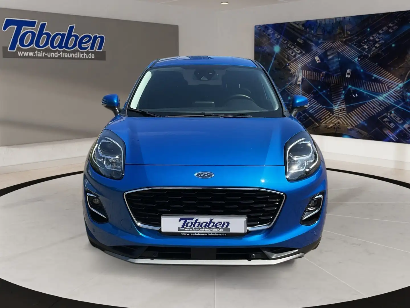 Ford Puma 1.0 EB MHD Titanium/ 1.Hd/ SHZ/Lenkrd. Hzg/ Blau - 2