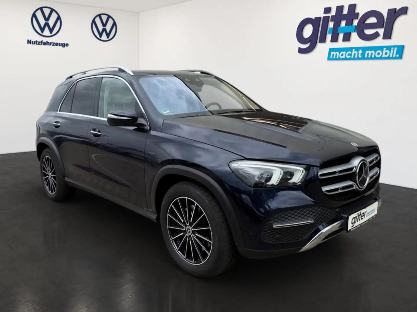 Mercedes-Benz GLE 350 4M AHK PANNO 360° HEAD UP EXCLUSIV MEMORY MAGIC VI Blau - 2