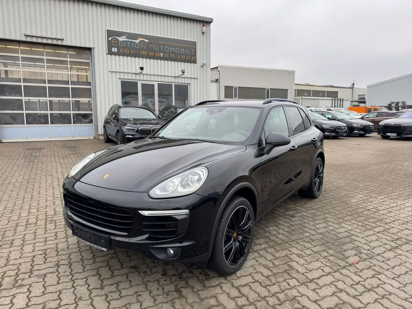 Porsche Cayenne Diesel-21 ZOLL ALU-LEDER BRAUN-OFF ROAD Noir - 1
