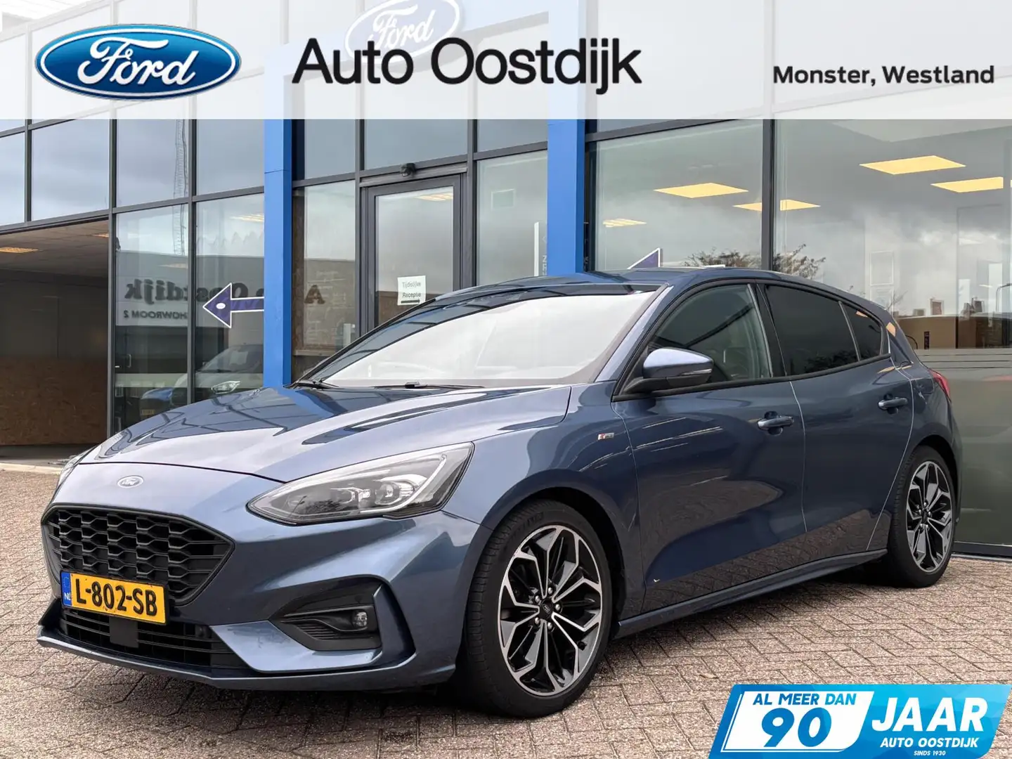 Ford Focus 1.0 EcoBoost ST Line 125PK Winterpack Adaptieve Cr Bleu - 1