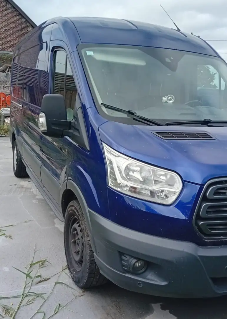 Ford Transit Bus Blauw - 1