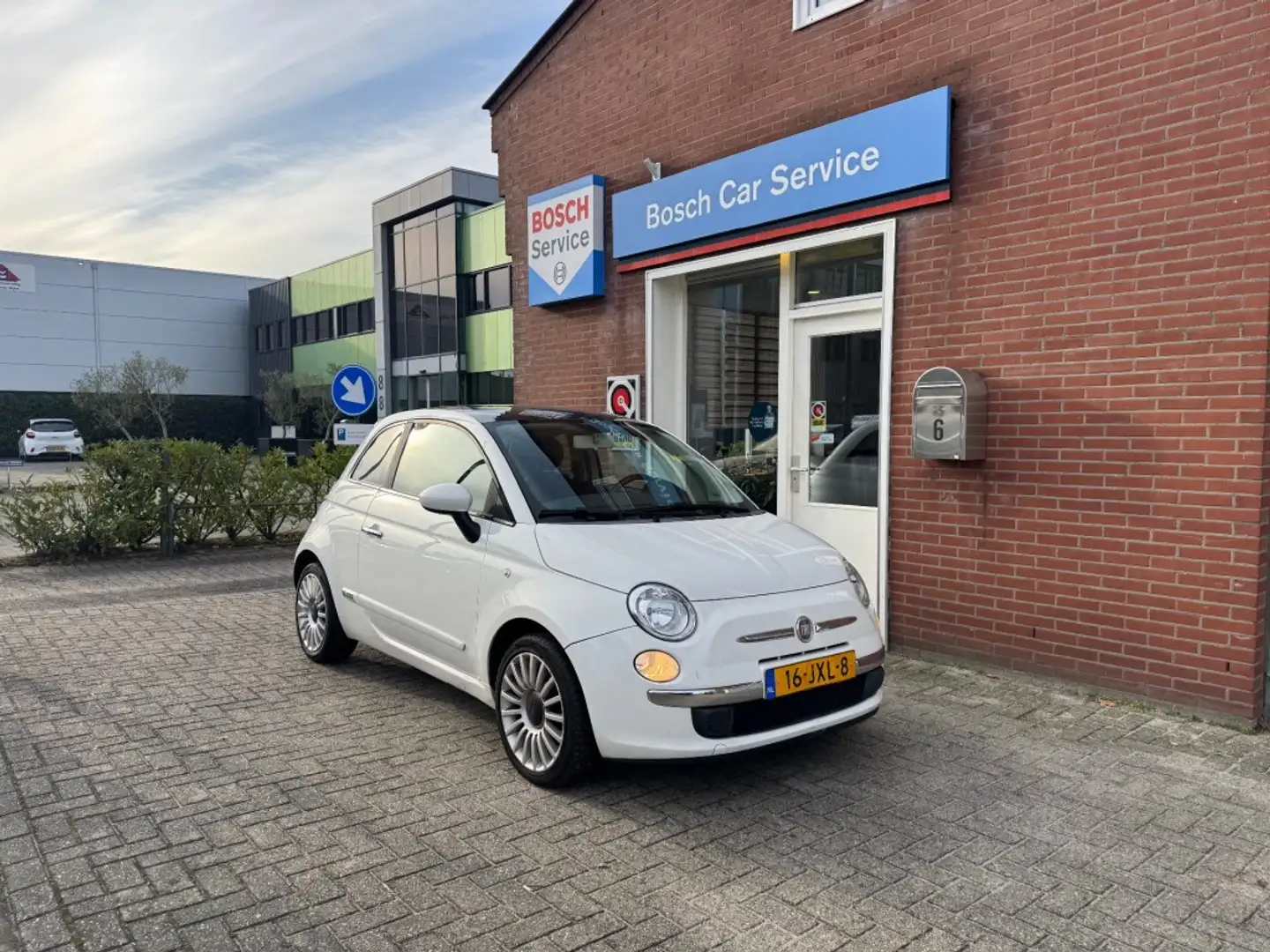Fiat 500 1.2 51kW Aut. Panoramadak Wit - 1