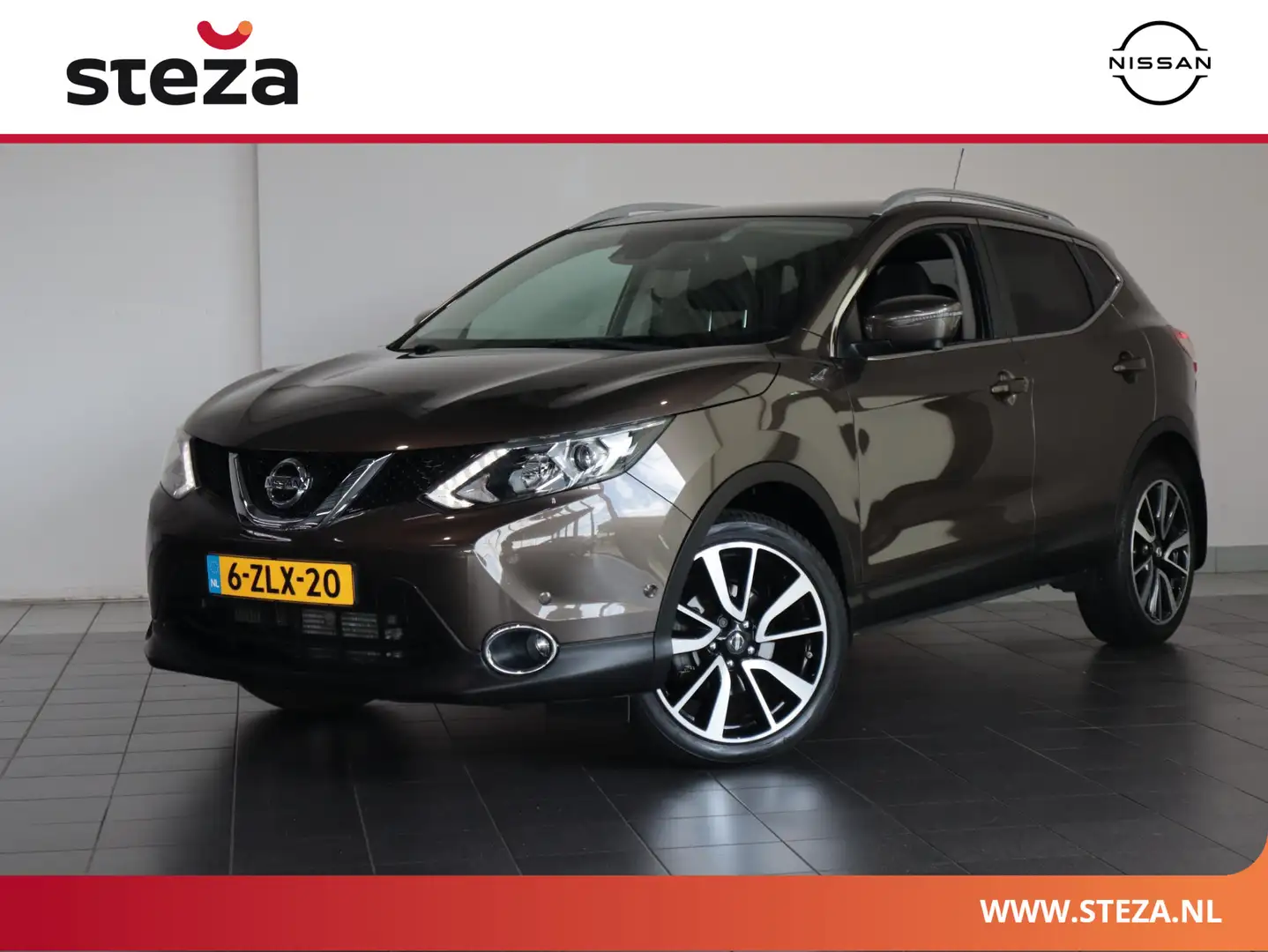 Nissan Qashqai 1.2 Tekna | Automaat | Trekhaak | 360 camera Bruin - 1