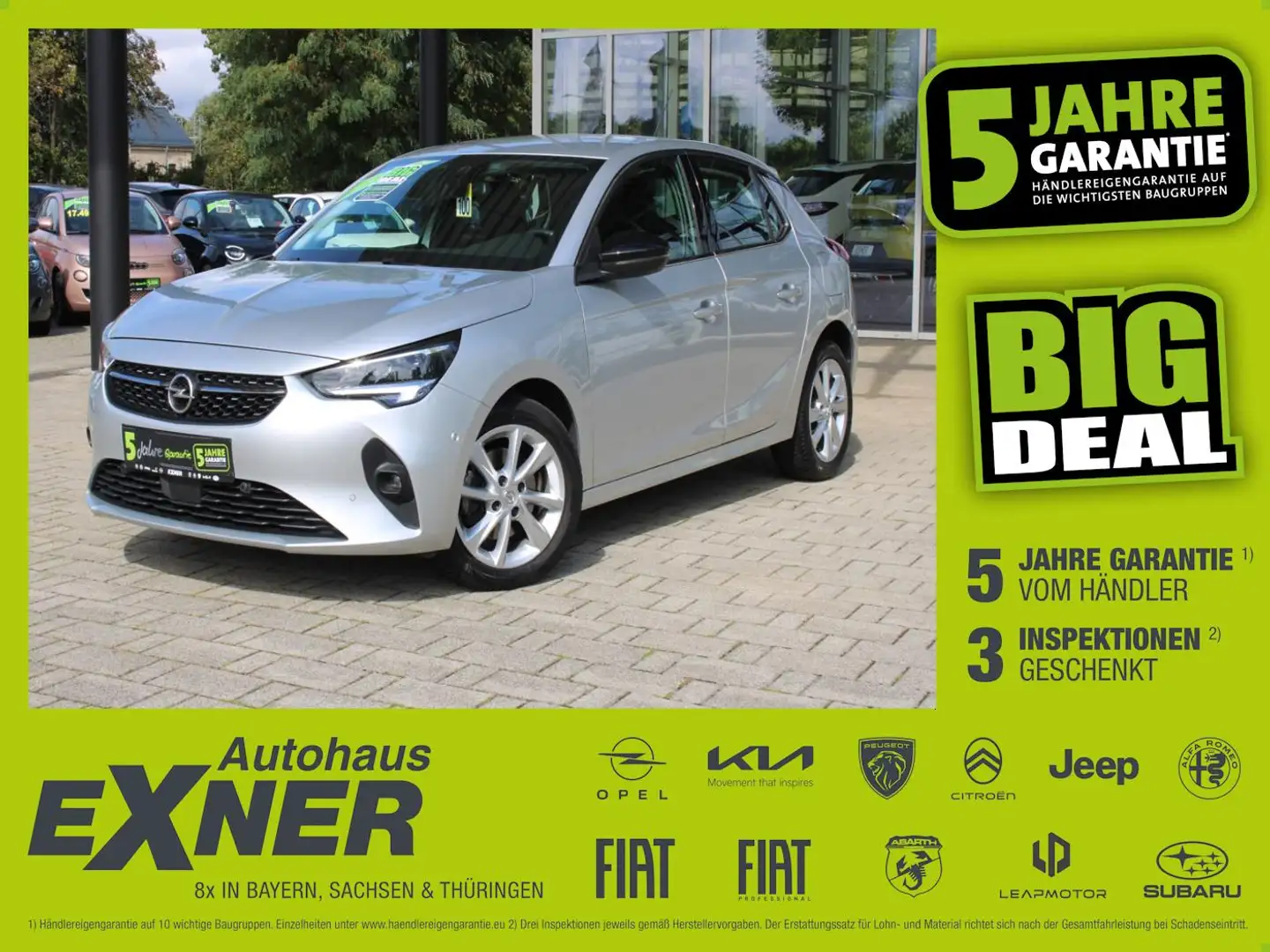 Opel Corsa F 1.2 Turbo ELEGANCE LED+SHZ+Kamera+PDC+ Grau - 1