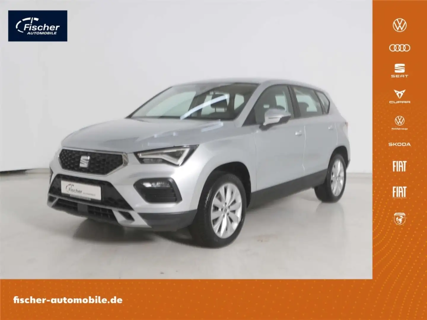 SEAT Ateca 1.5 TSI Style 6-Gang AHK/NAV/LED/Virt./SH Argent - 1