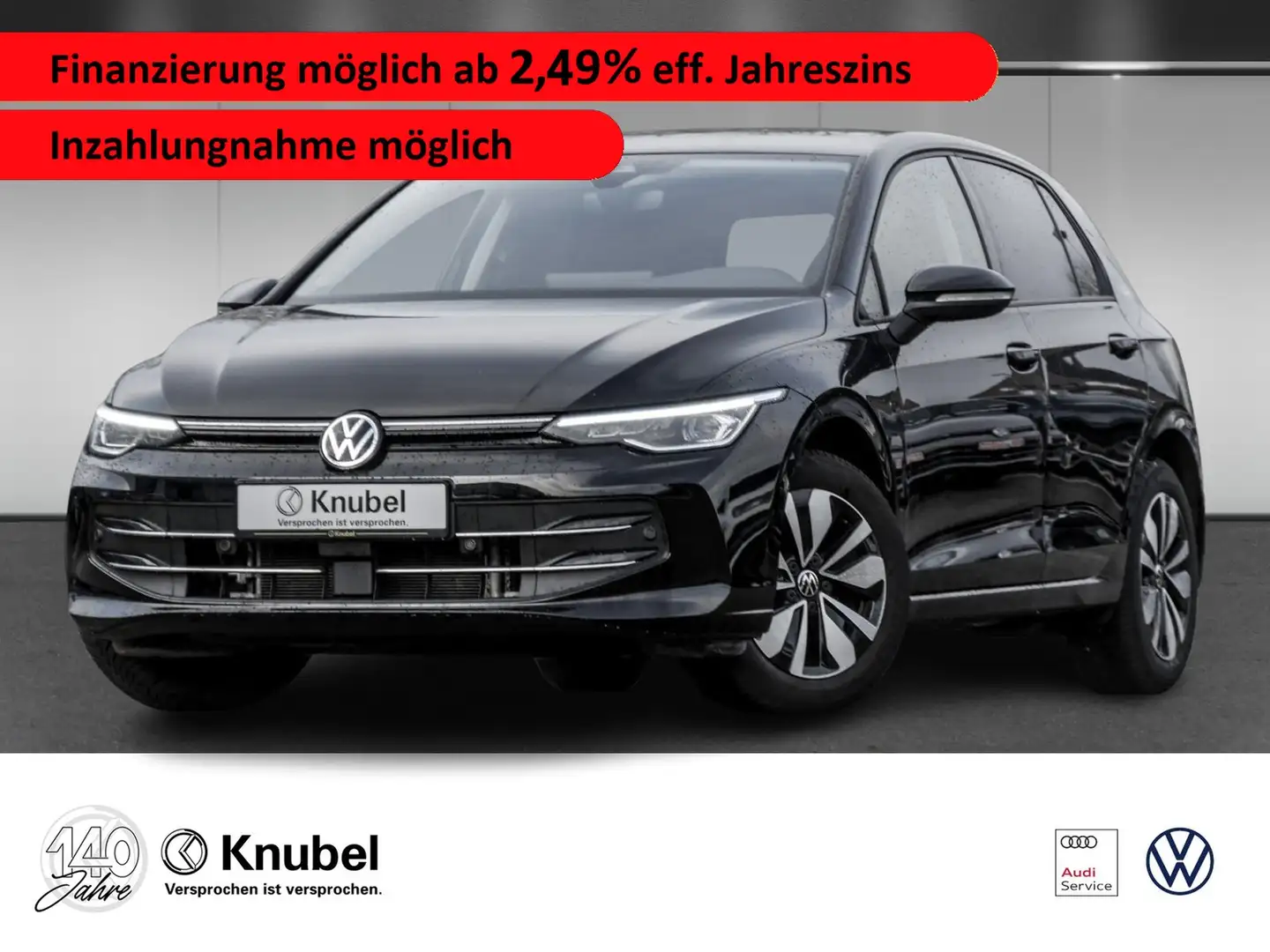Volkswagen Golf VIII GOAL 1.5 TSI LED+ Navi AHK TravelAss. Schwarz - 1