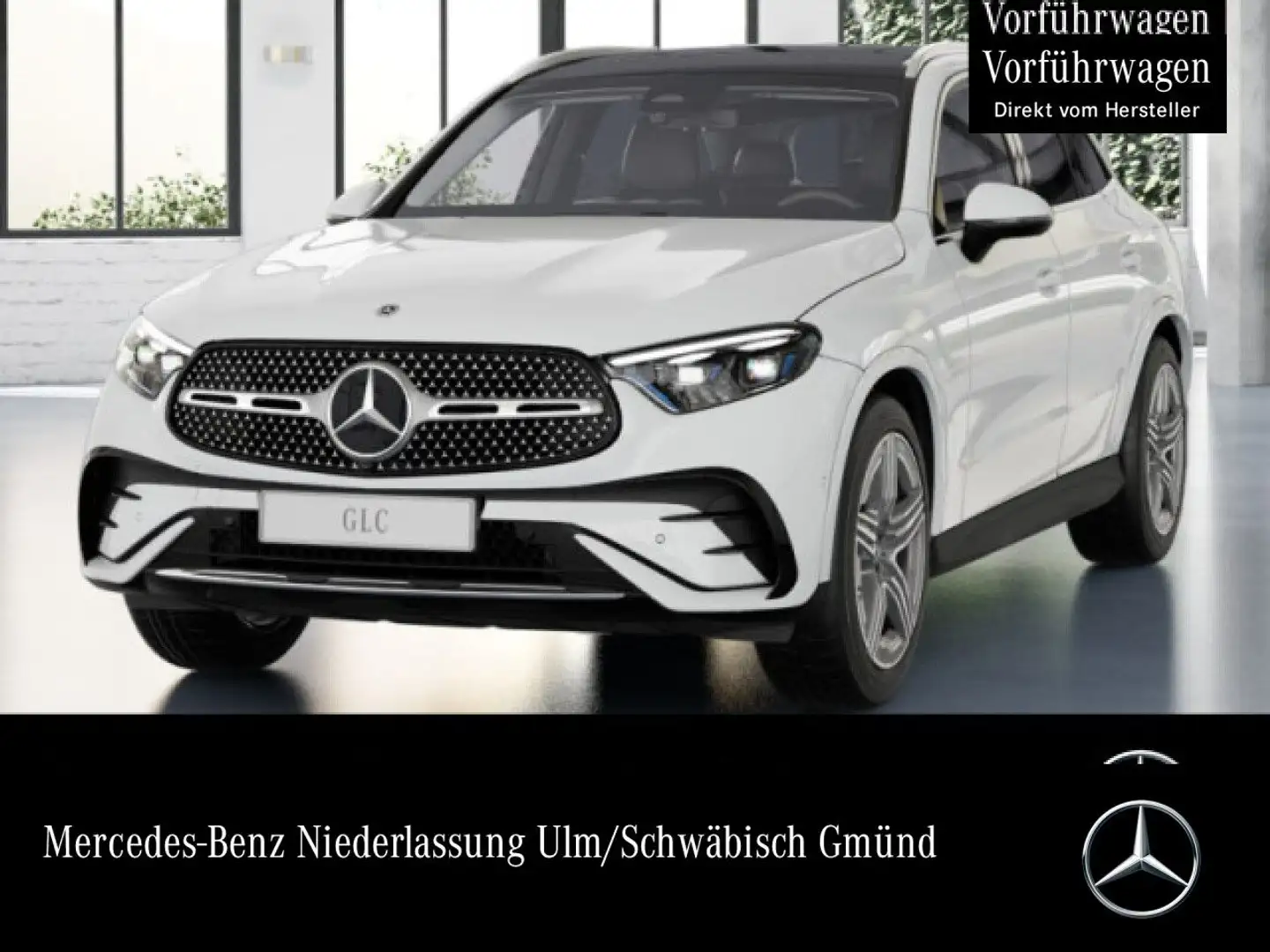 Mercedes-Benz GLC 220 d 4M AMG+PANO+AHK+KAMERA+TOTW+KEYLESS+9G Weiß - 1