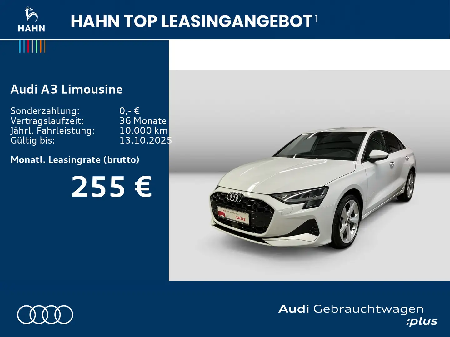 Audi A3 30 TFSI advanced AHK-Vor Virtual Si Weiß - 2