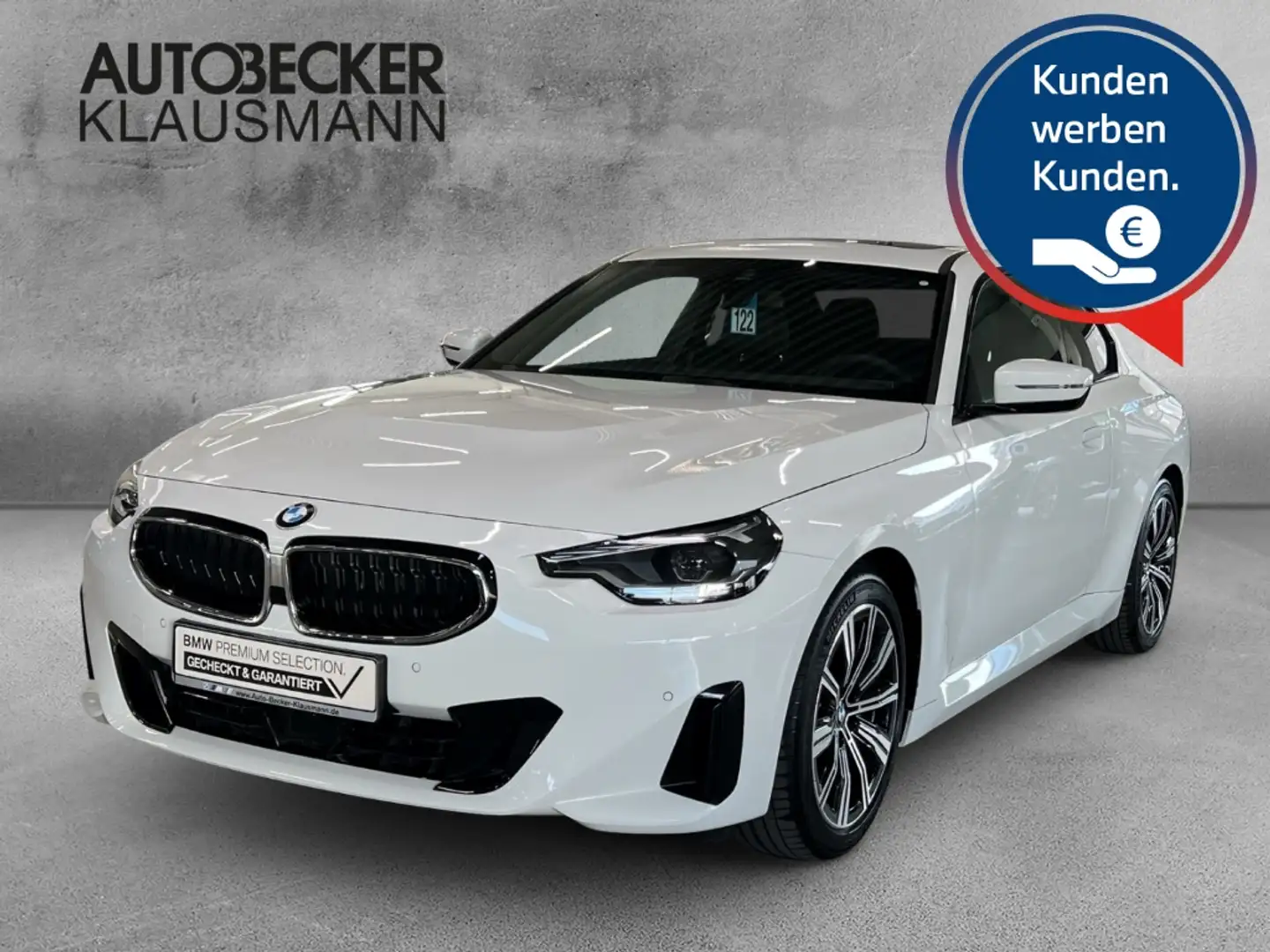 BMW 218 i Coupe AUTOMATIK 18''NAVI LC PLUS GLASDACH SPORTS Alb - 1