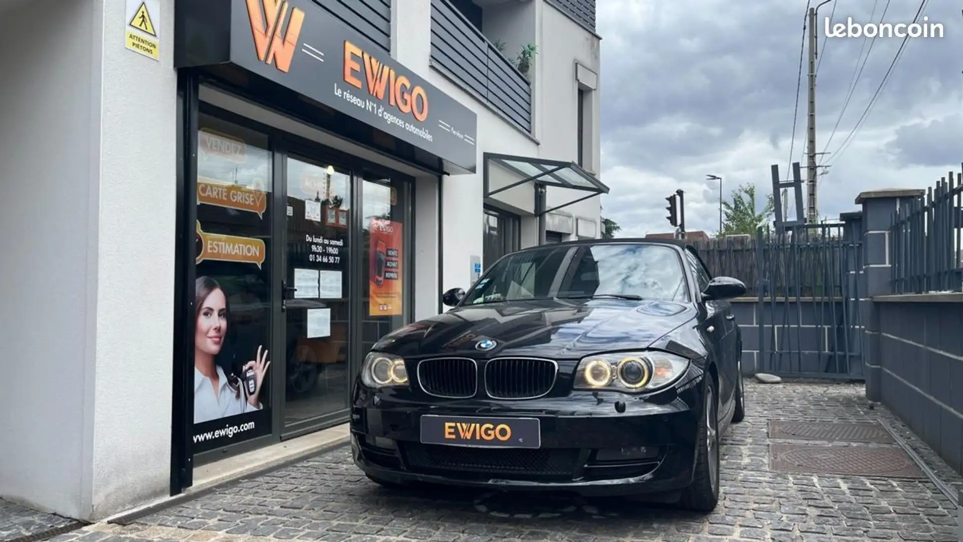 BMW 125 CABRIOLET 125i 218ch LUXE BVA 1ère main Historique Noir - 1