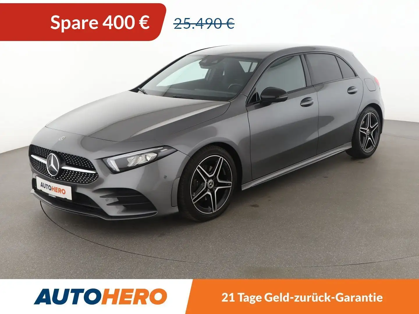 Mercedes-Benz A 180 A 180 AMG Line Aut.*NAVI*TEMPO*LED*PDC*SHZ* Grau - 1