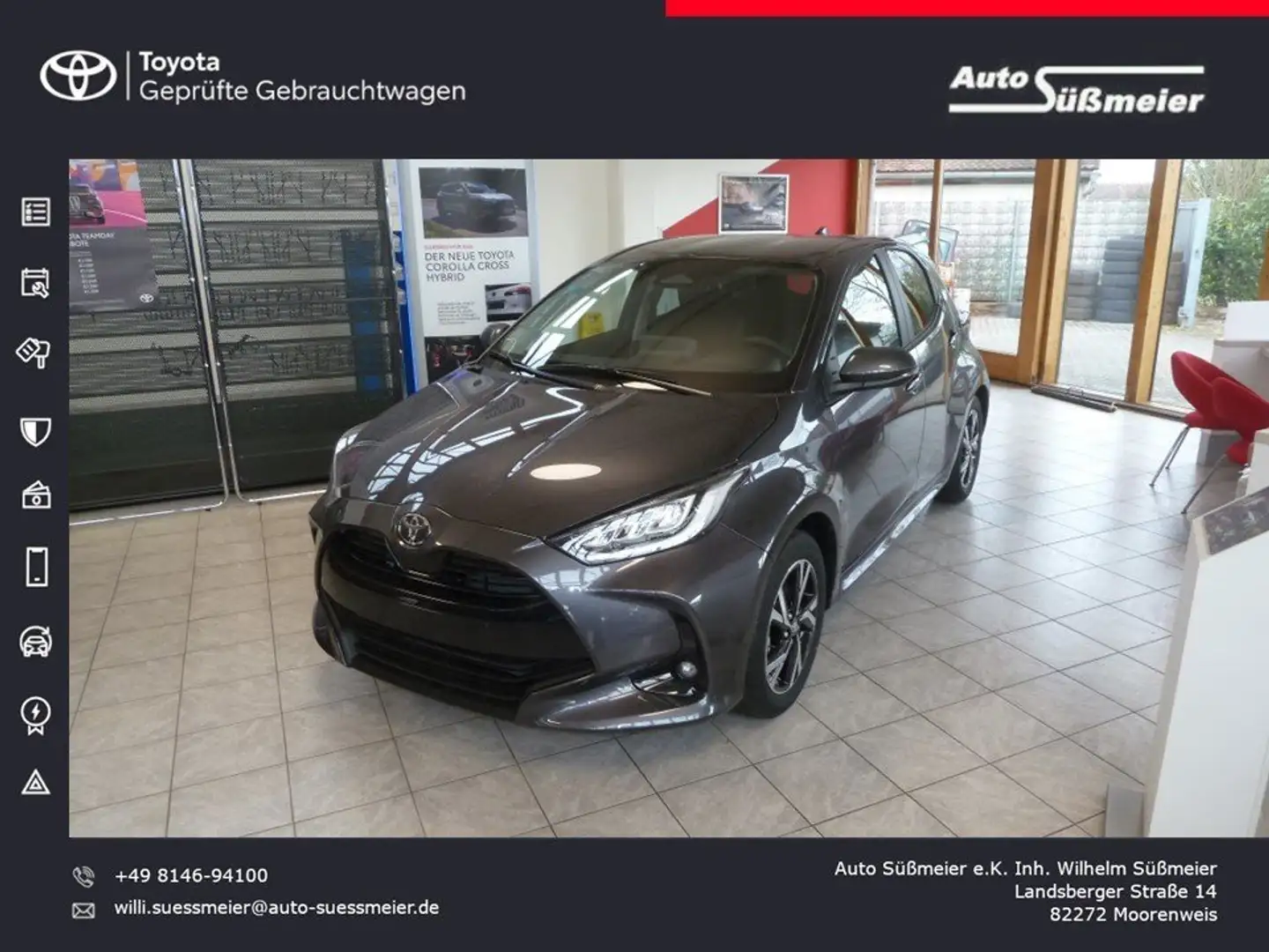 Toyota Yaris Hybrid Teamplayer *Comfort-Paket* Gris - 1