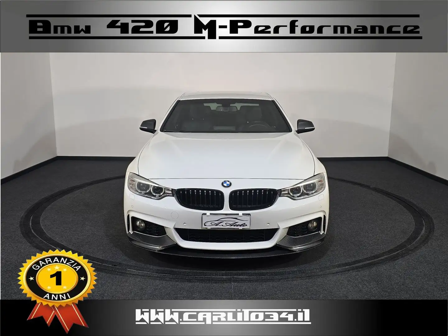 BMW 420d xdrive M Performance 190cv auto Bianco - 1