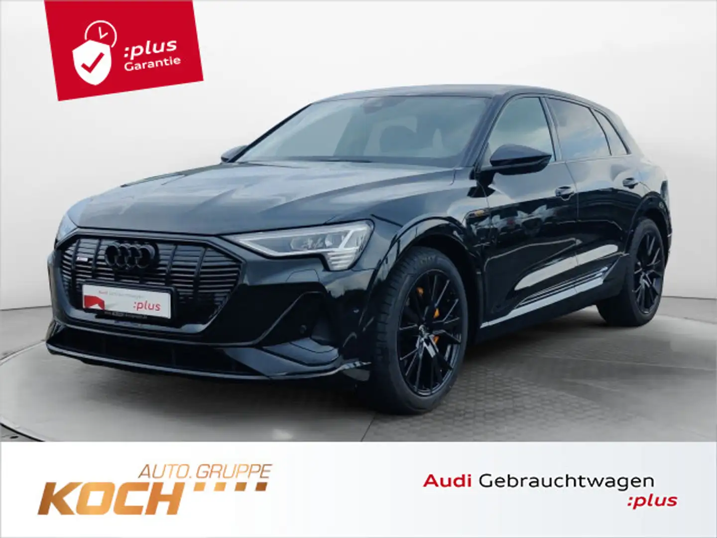 Audi e-tron 55 quattro S-Line Black Edition, AHK, B&O Noir - 1