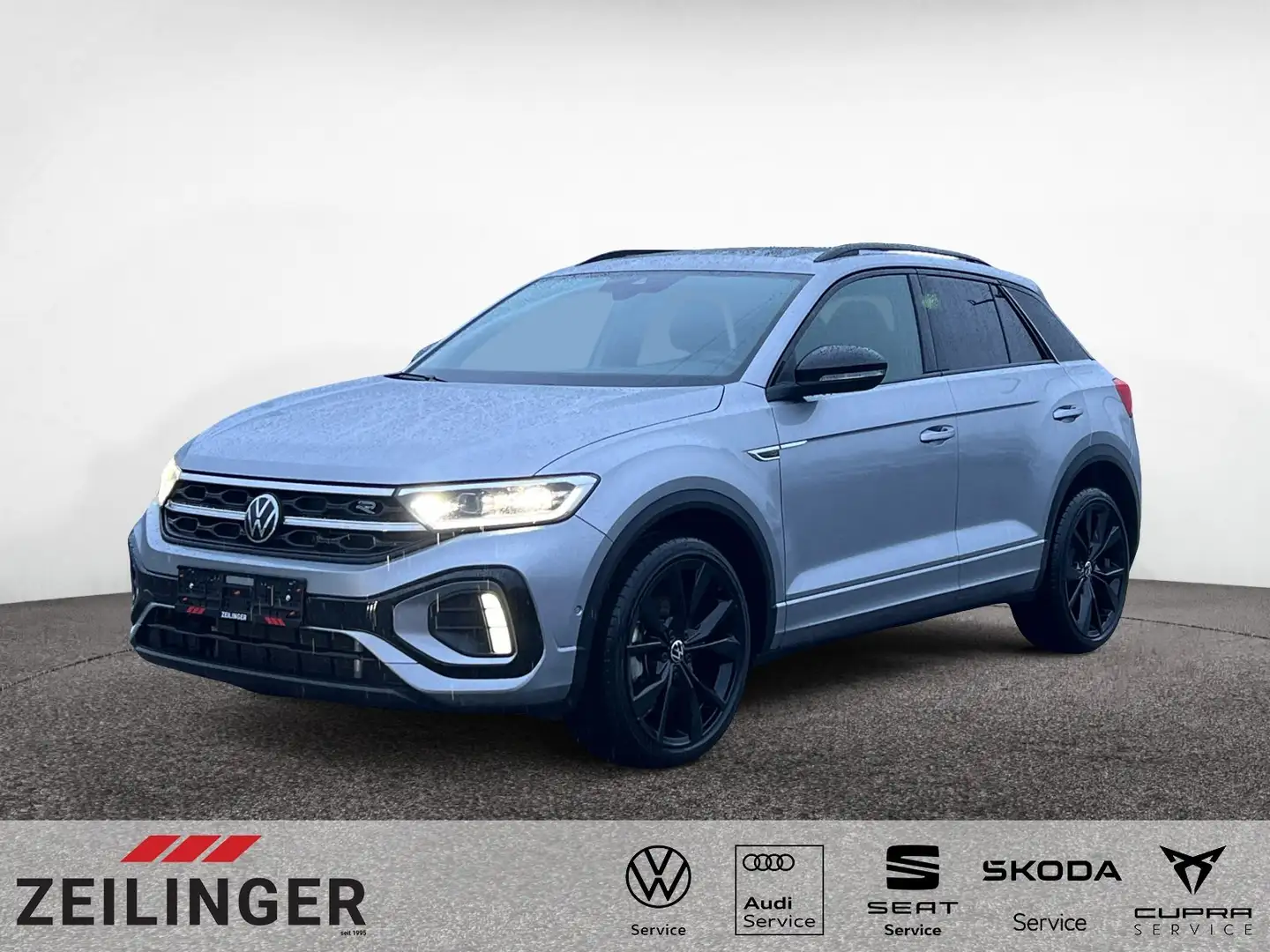 Volkswagen T-Roc R-Line TSI DSG|PANO|19"|LED-PLUS|BLACK-STY Silber - 1