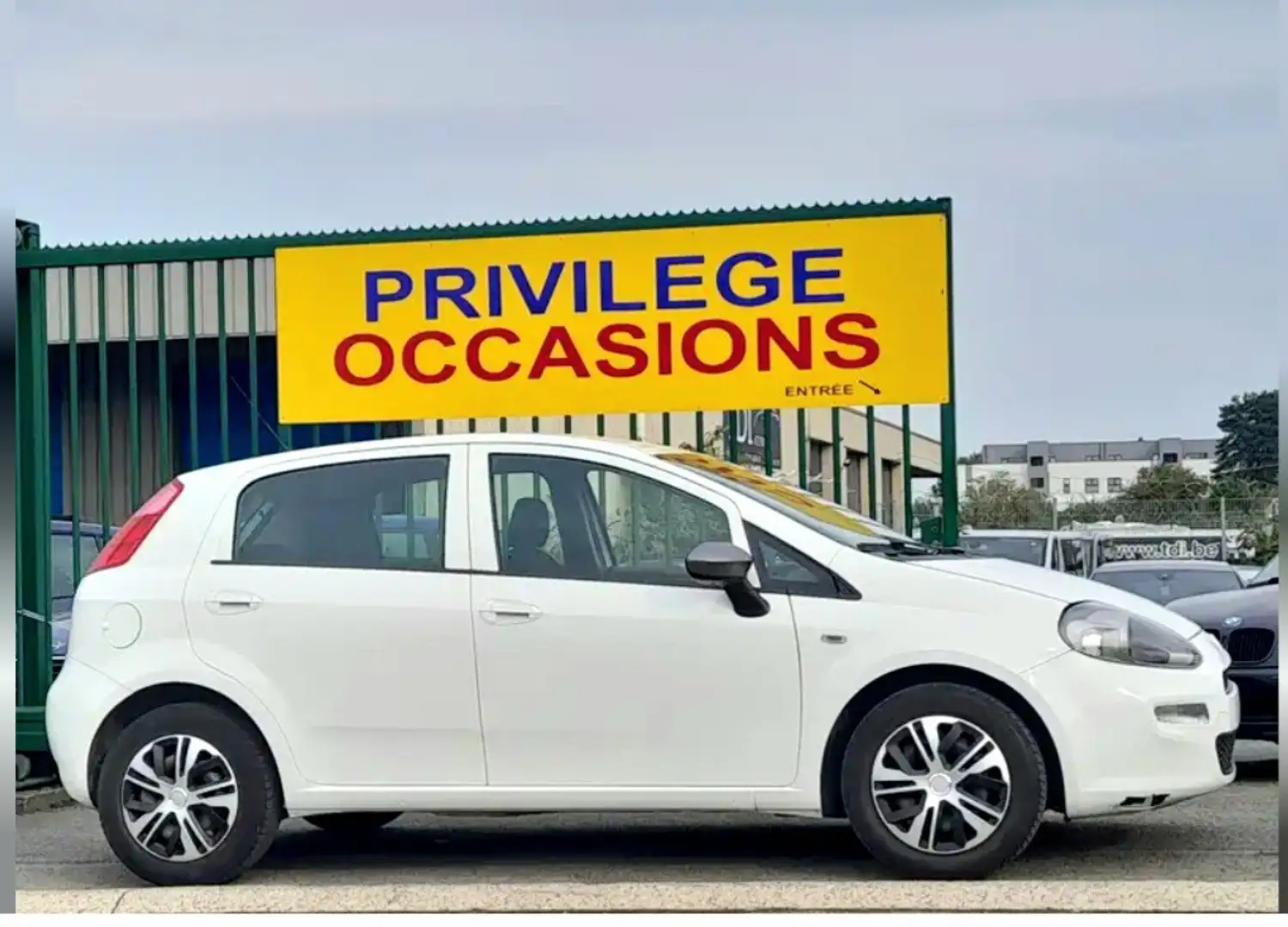 Fiat Grande Punto EVO 1.2i YOUNG GPS AIRCO 5 PORTES RCD 79mkm Blanc - 2