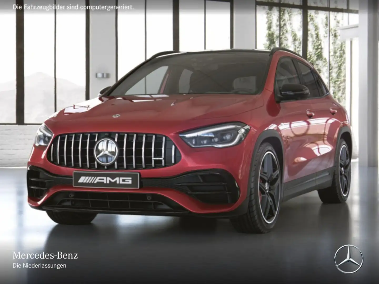 Mercedes-Benz GLA 45 AMG GLA 45 S 4M DRIVERS+PANO+360°+AHK+MULTIBEAM+HUD Rouge - 2