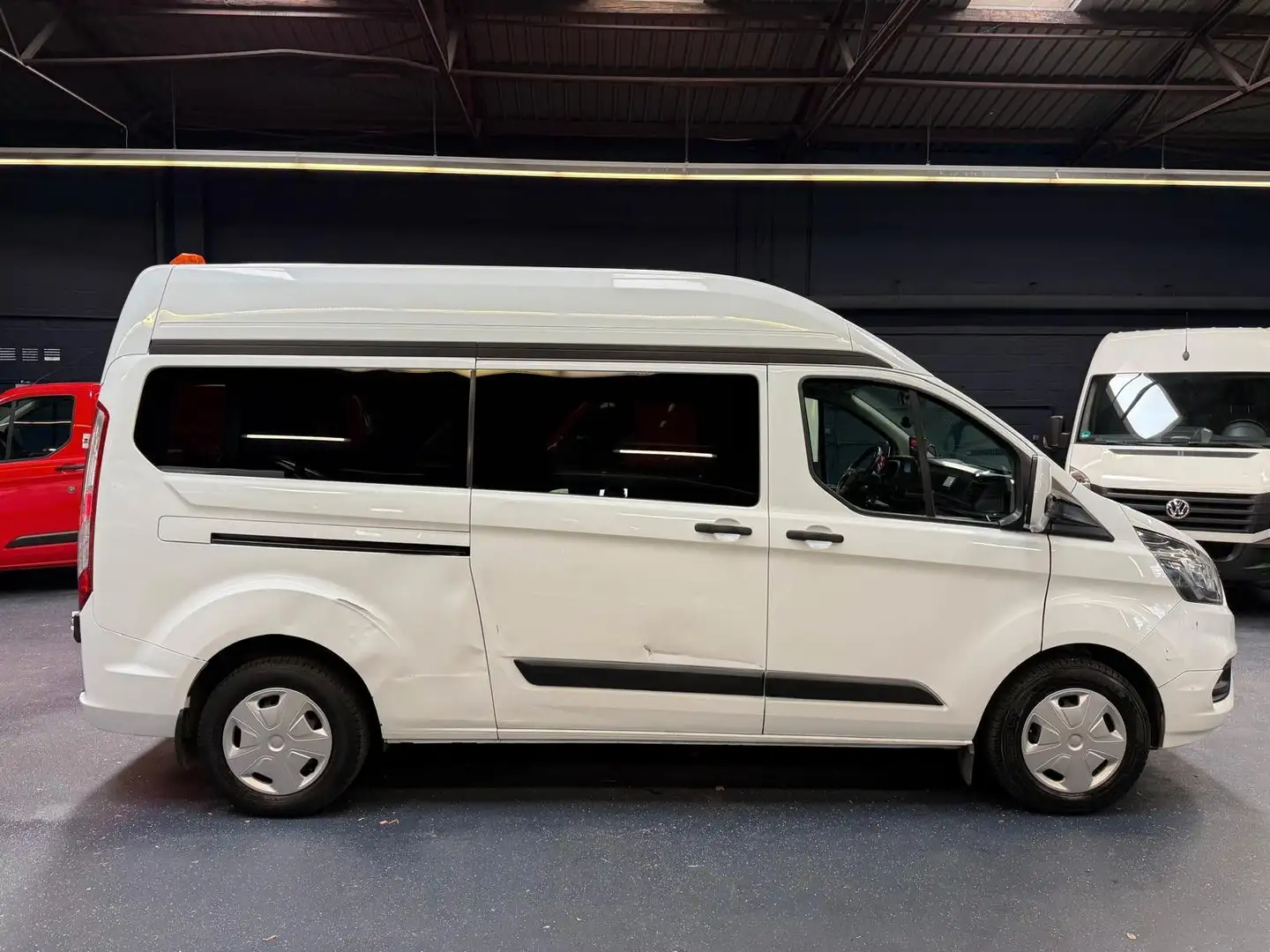 Ford Transit Custom L2H2 9 Sitze Klima Tempomat STHZ Blanc - 1