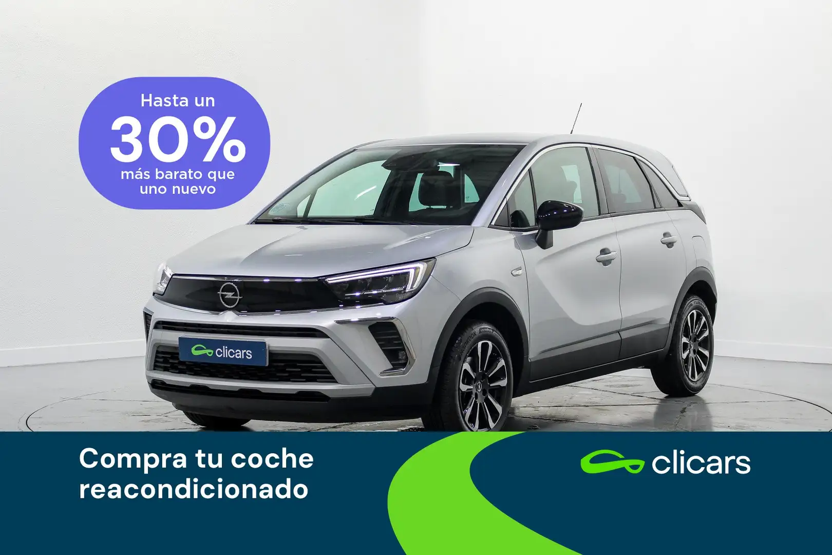 Opel Crossland 1.2 S&S Elegance Pack 110 Argent - 1