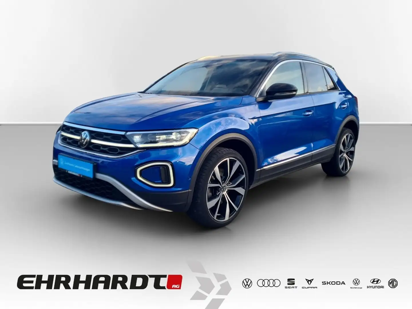 Volkswagen T-Roc 2.0 TDI DSG Style AHK*STHZG*IQ.LIGHT*NAVI*ACC*S... Blau - 1