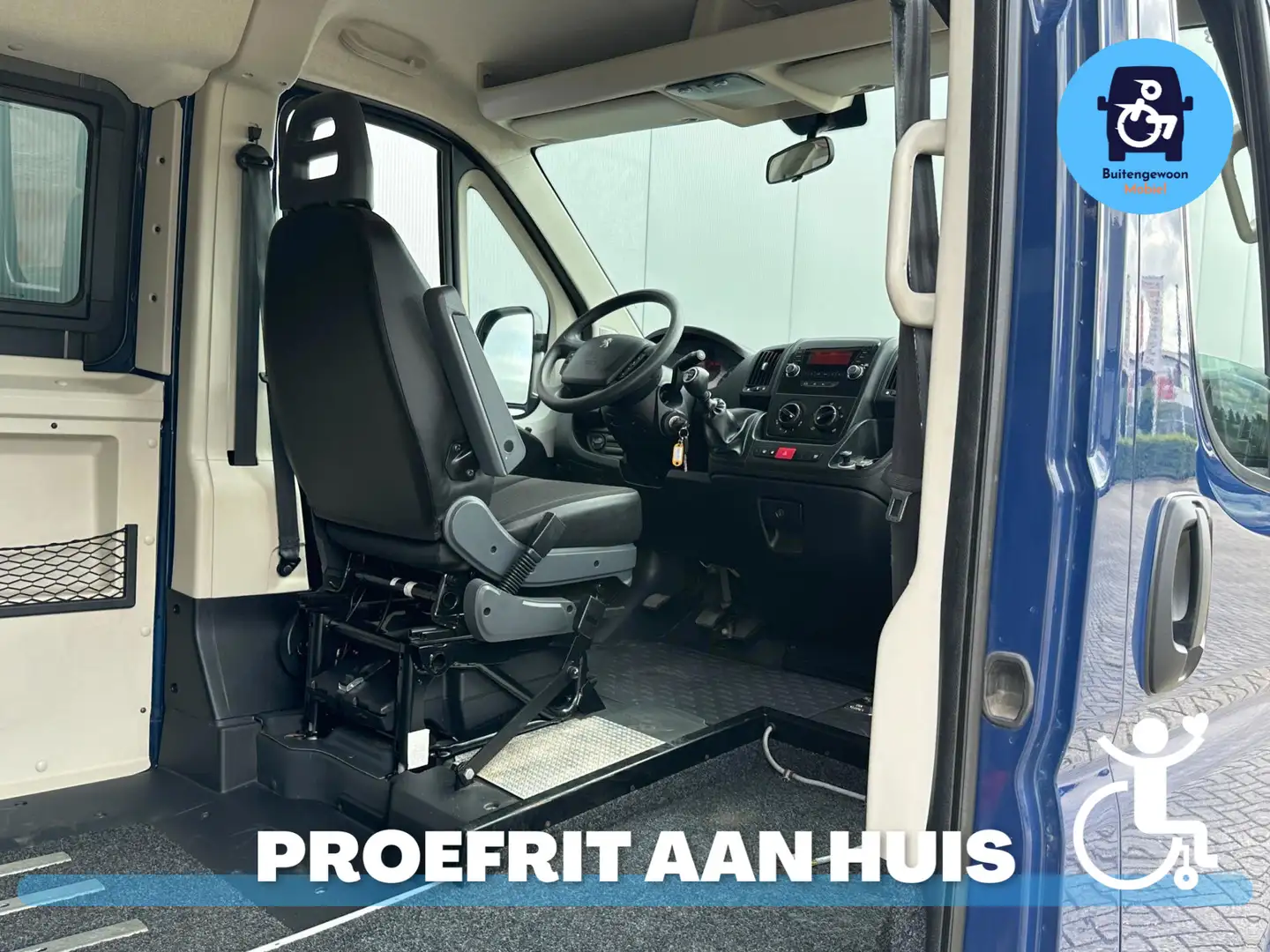 Peugeot Boxer 2.0 Rolstoel Voorin | Rolstoelbus met Lift Bleu - 2