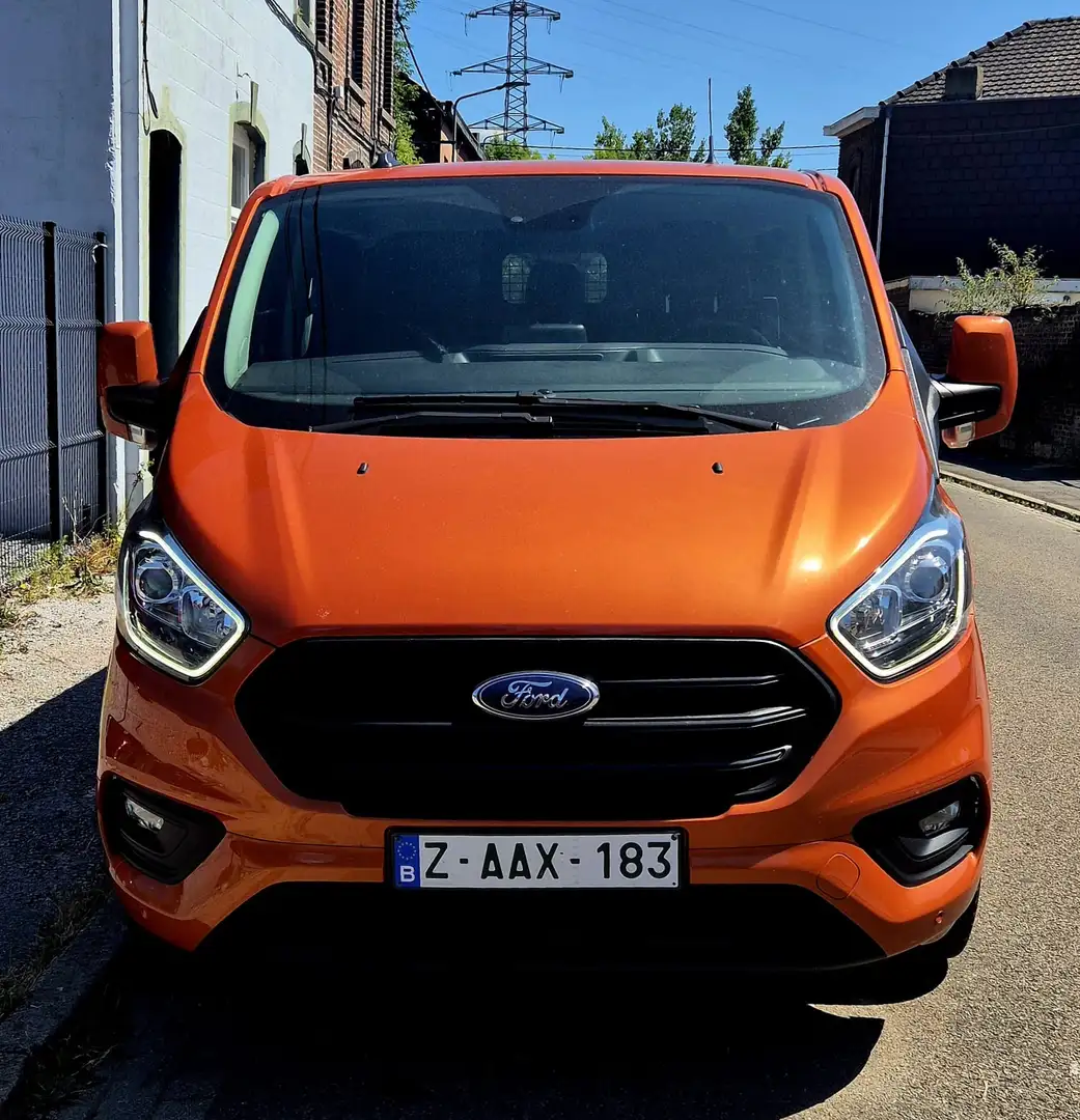 Ford Transit Custom 2.0 TDCi 130 CV // 5 PLACES // L1H1 // AUTOMATIQUE Oranje - 2