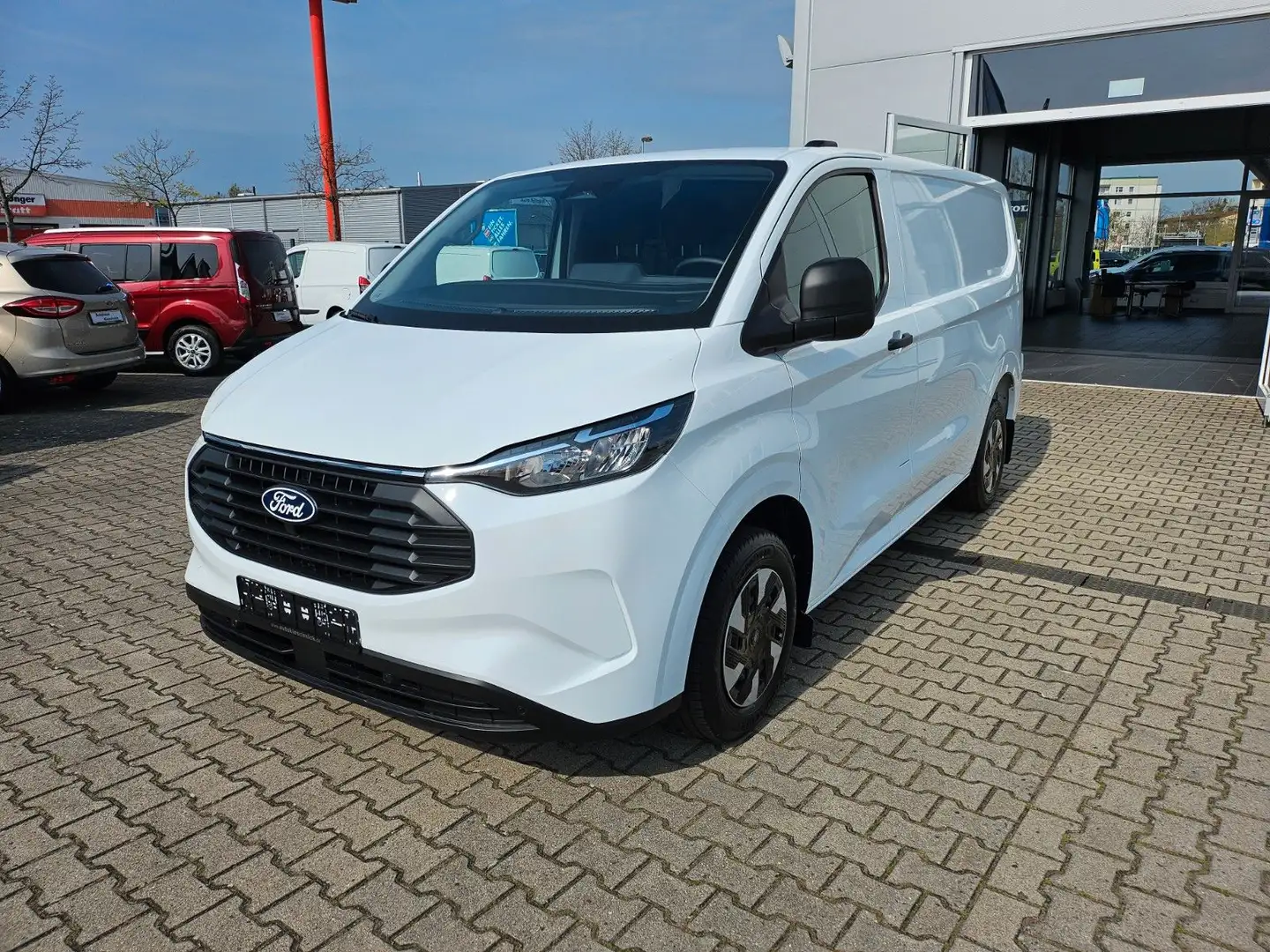 Ford Transit Custom Blanc - 1