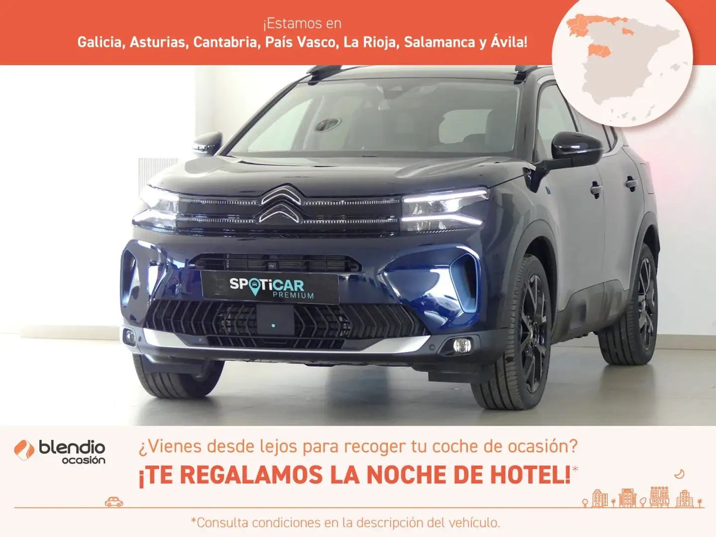 Citroen C5 Aircross 1.6 HYBRID 225 SHINE PACK AUTO 225 5P Bleu - 1