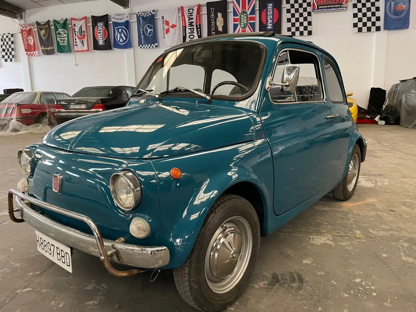 Fiat 500 Kék - 2