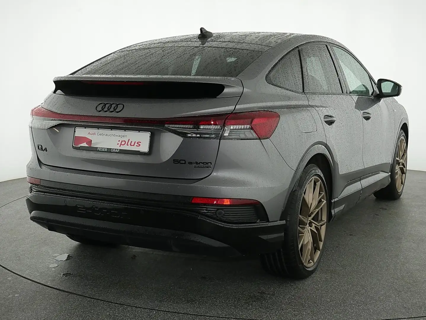 Audi Q4 e-tron Sportback 50 S Line Int Navi,Leder,Matrix,Kamera Gris - 2