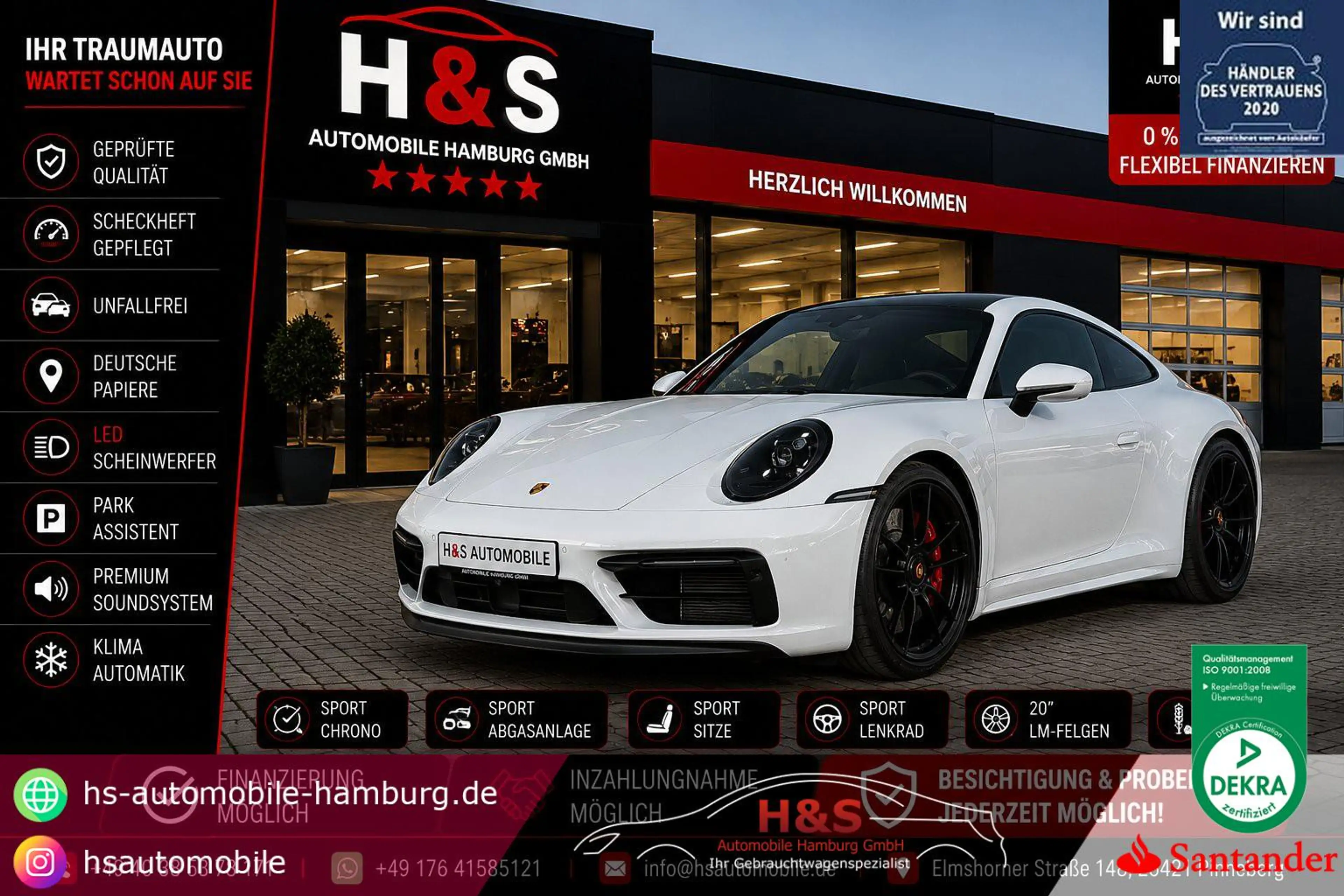 Porsche 911 Carrera 4 GTS BOSE*SCHIEBEDACH*360°PVTS Plus