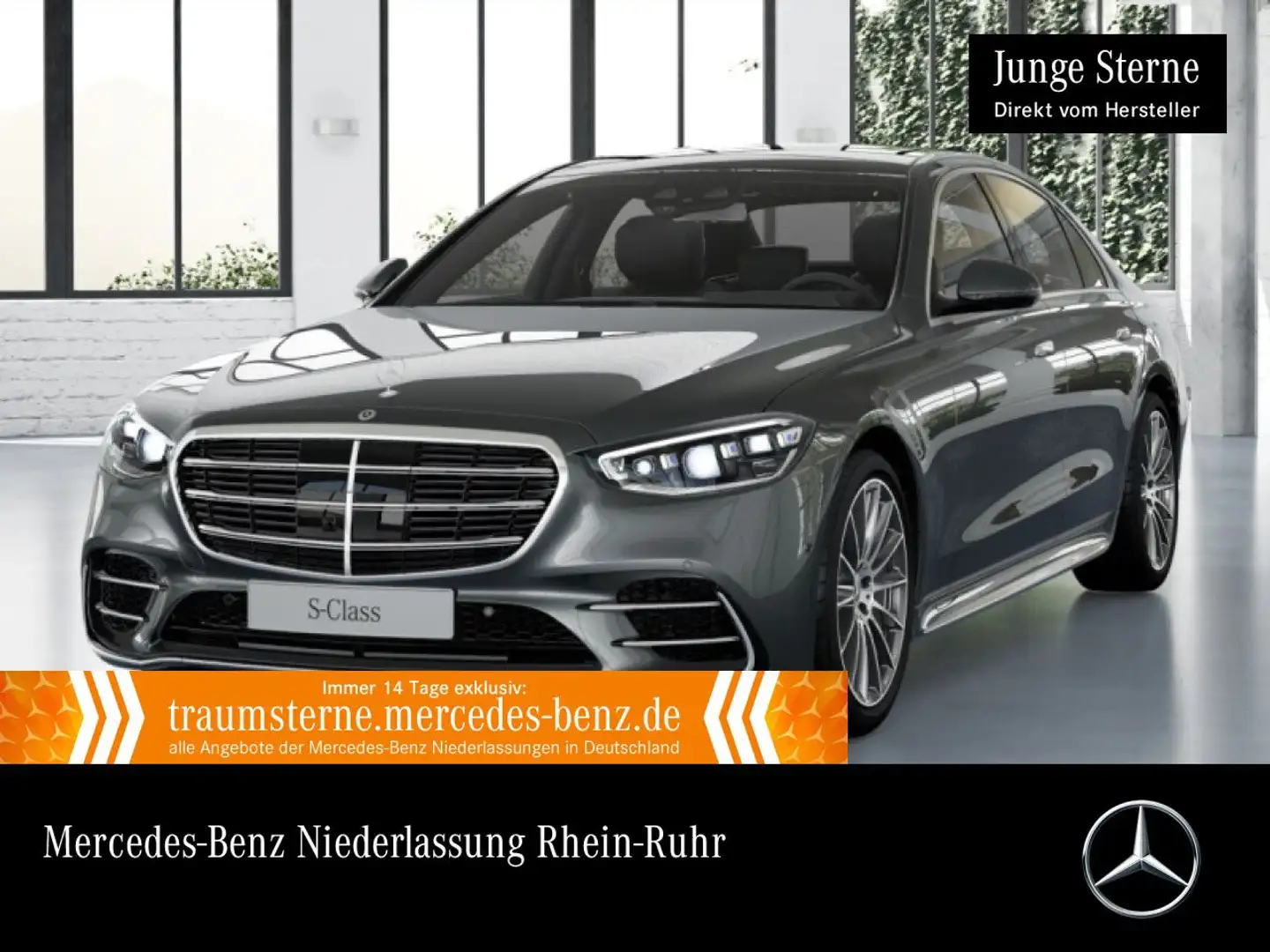 Mercedes-Benz S 400 d 4M AMG+PANO+360+DIGITAL-L+BURMESTER3D+20" Gris - 1