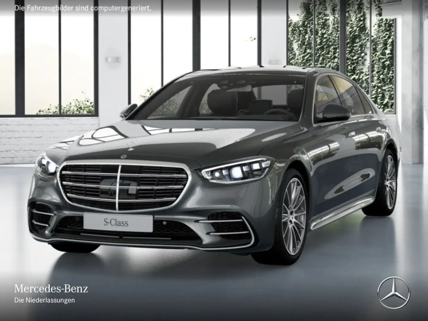 Mercedes-Benz S 400 d 4M AMG+PANO+360+DIGITAL-L+BURMESTER3D+20" Gris - 2