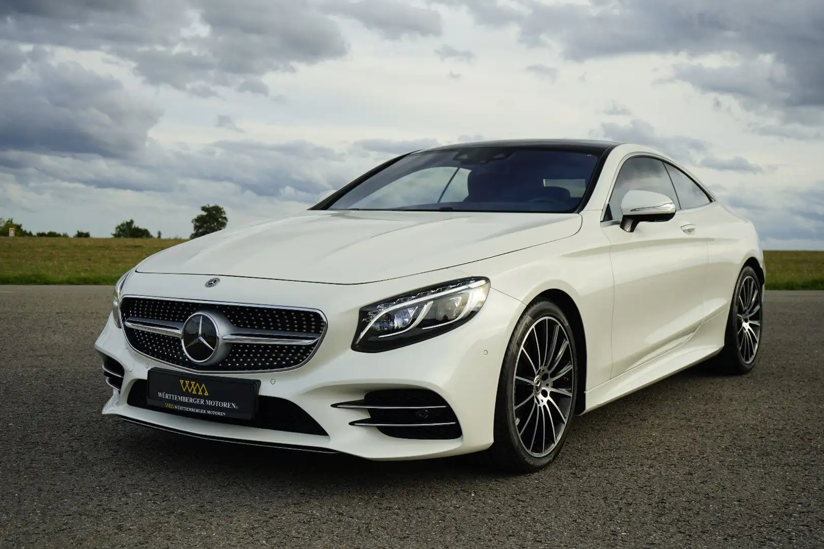 Mercedes-Benz S 560 4Matic Coupe*AMG+*STHZG*BURM*HuD*PANO*360 Weiß - 1