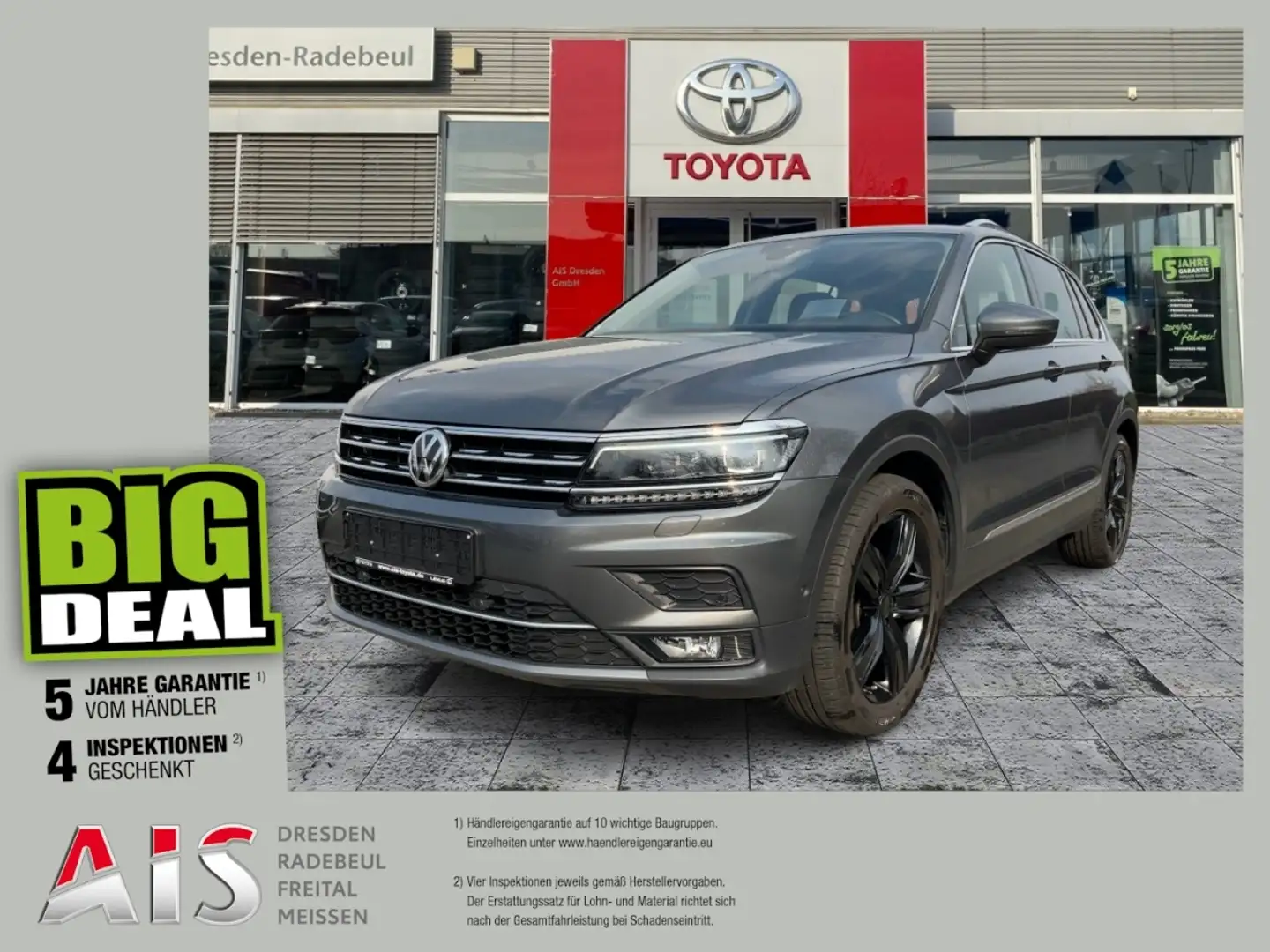 Volkswagen Tiguan 1.5 TSI DSG Highline Navi*HUD*KAM*3xKlima Gris - 1