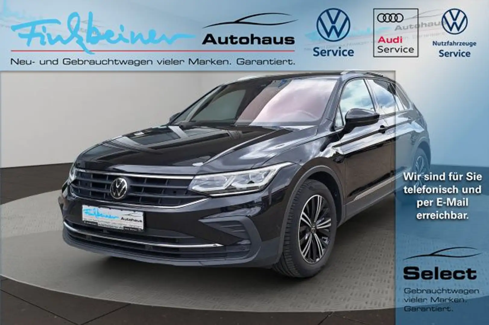 Volkswagen Tiguan Active 1.5l TSI DSG Bluetooth Navi LED Noir - 1