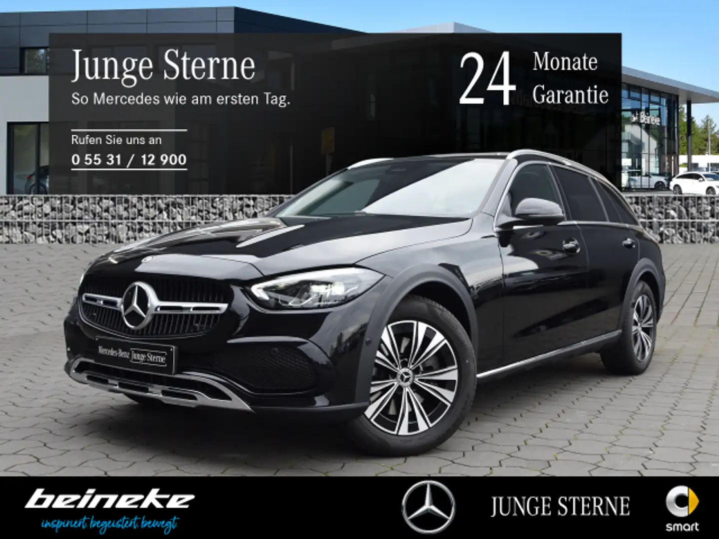 Mercedes-Benz C 200 C 200 4M T All-Terrain LED AHK Kamera Memory SH Schwarz - 1