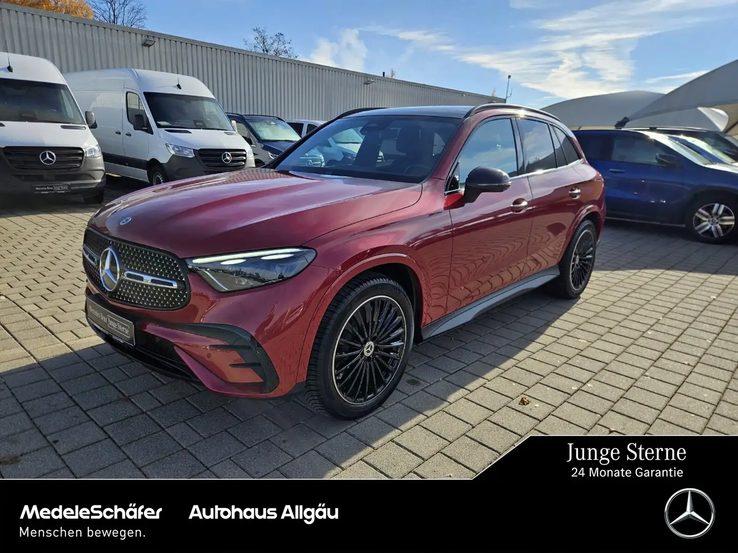 Mercedes-Benz GLC 300 GLC 300 d 4MATIC Air AHK Pano Sitzlima HUD Sport Rot - 1