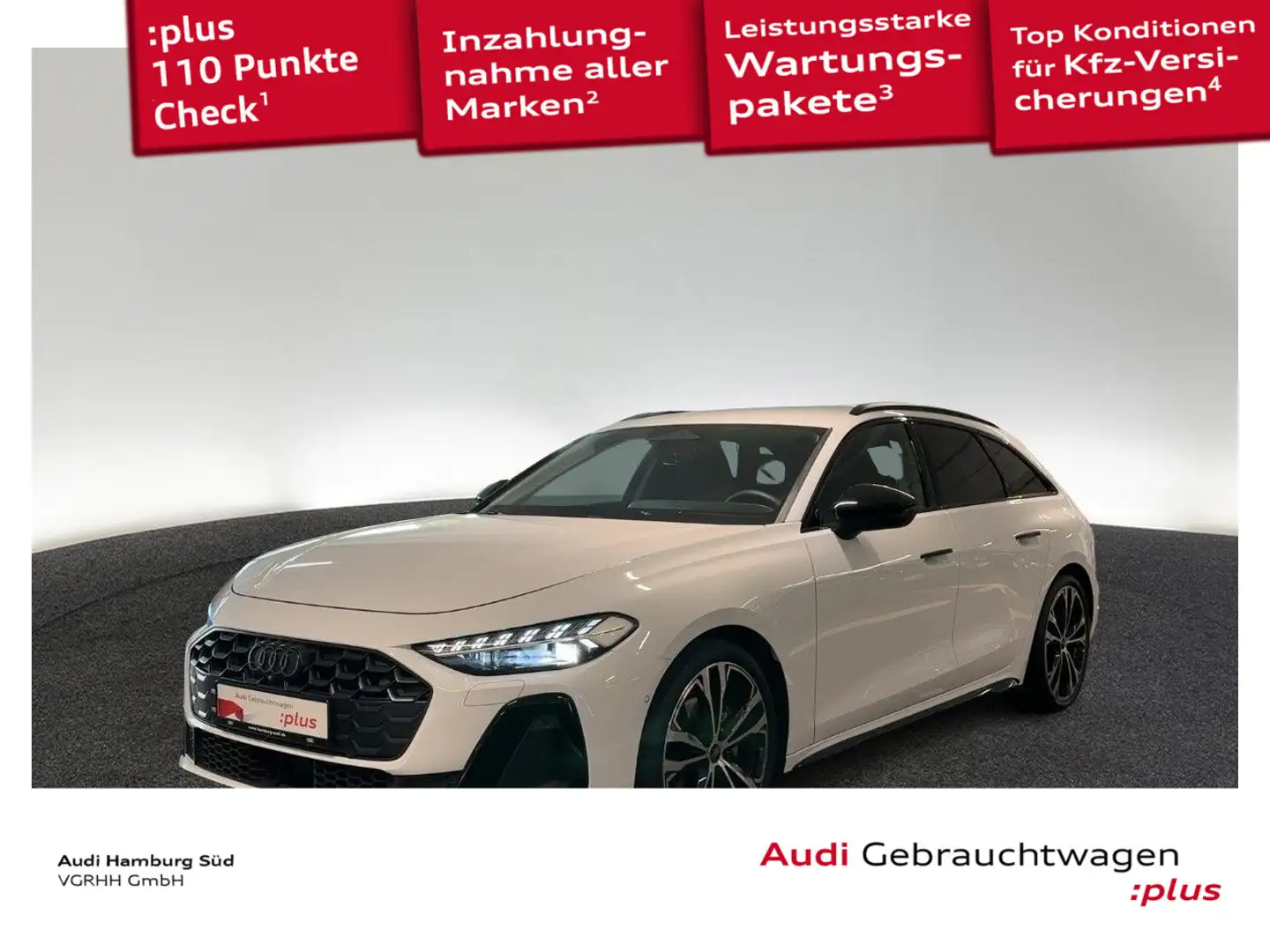 Audi A5 TFSI S tronic S LINE/LED+/LM20/AHK/NAVI Weiß - 1