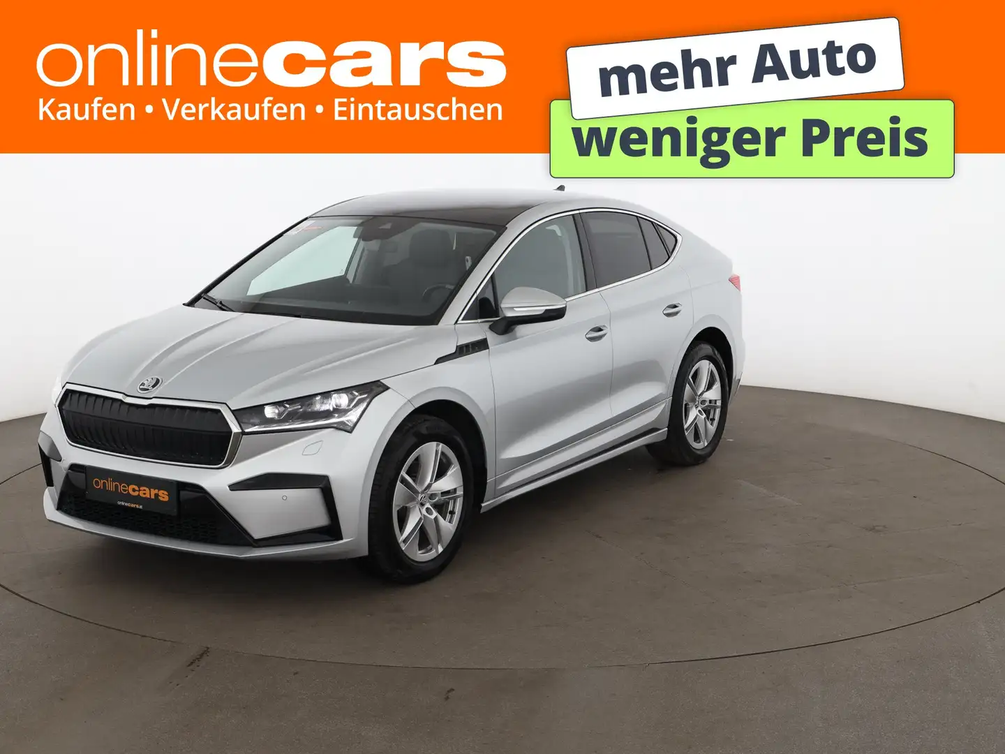 Skoda Enyaq Coupé 80 Loft Aut MATRIX RADAR NAVI MEMORY Grau - 1