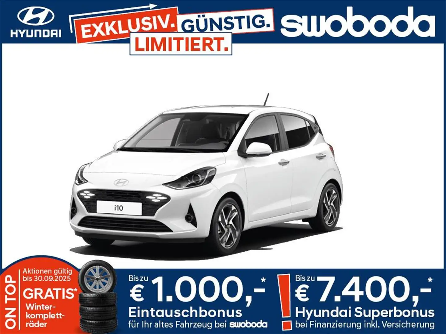 Hyundai i10 GO 1,0 MT a5bg1 Blanc - 1
