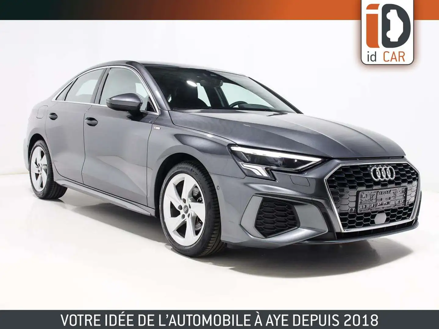 Audi A3 LIMOUSINE 30 TFSI S-LINE S-TRONIC CUIR LED GPS Gris - 1