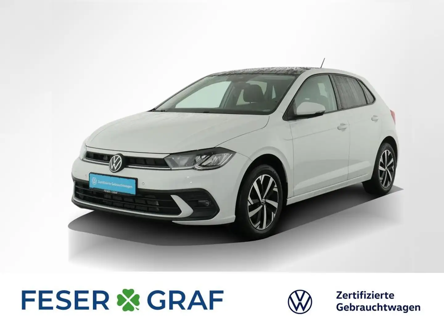 Volkswagen Polo Life 1.0 TSI DSG Navi Pano AHK LM DigiCockpit Weiß - 1