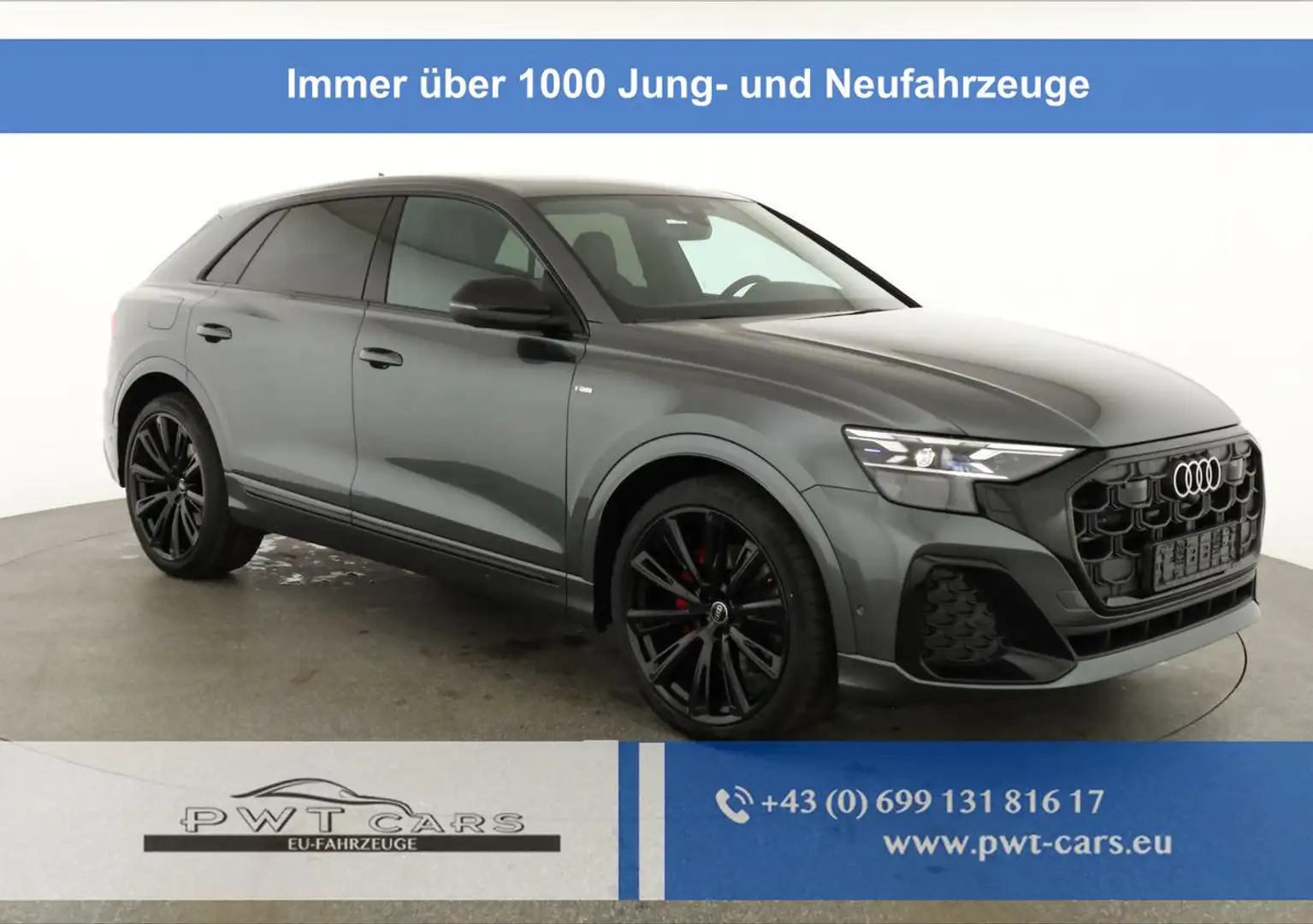 Audi Q8 50 TDI quattro qu S-LINE, Standheizung, HuD, Lu... Grau - 1