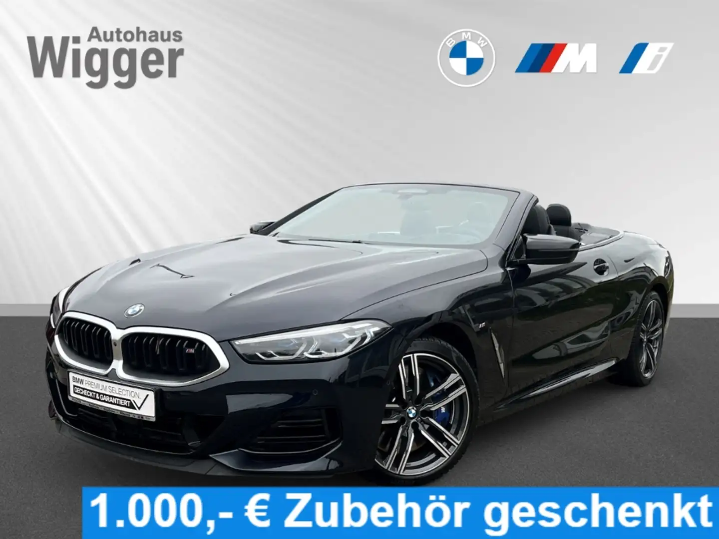 BMW M850 i xDrive/HUD/Leder/HarmanKardon/360 Kamera Schwarz - 1