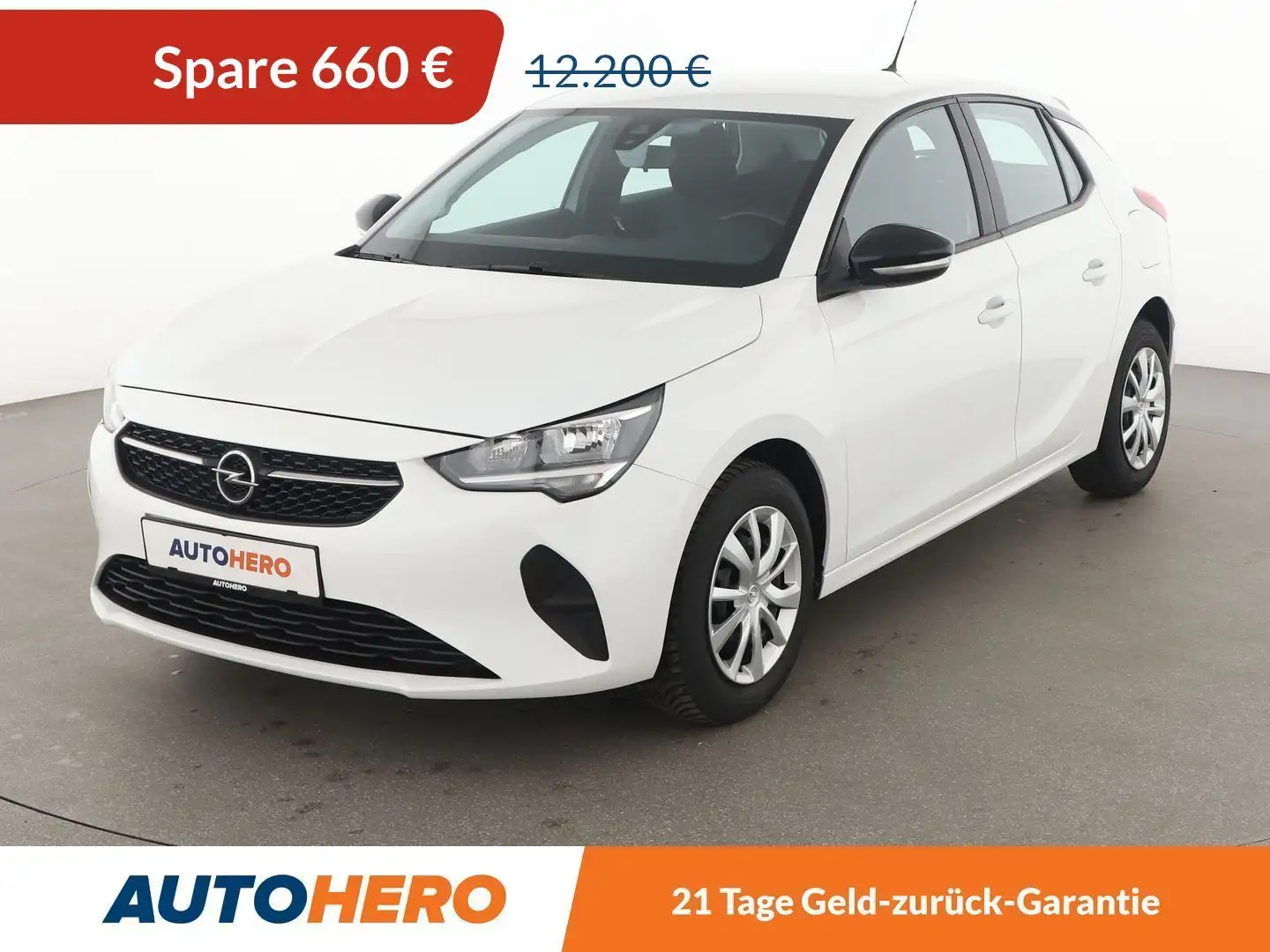 Opel Corsa 1.2 Edition *TEMPO*PDC*SHZ*LHZ*KLIMA* Blanc - 1