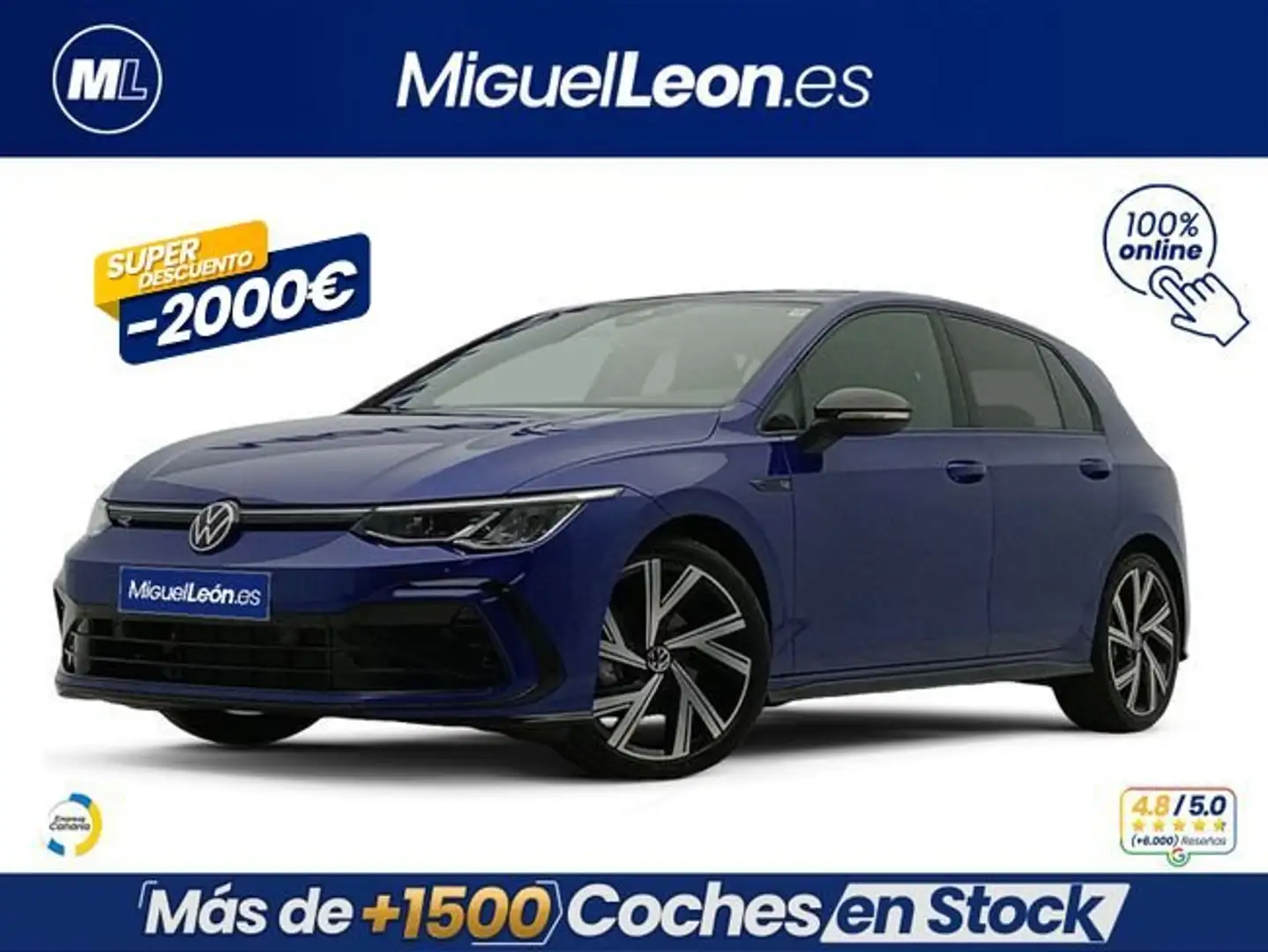 Volkswagen Golf R-Line 1.5 TSI 110kW (150CV) Azul - 1