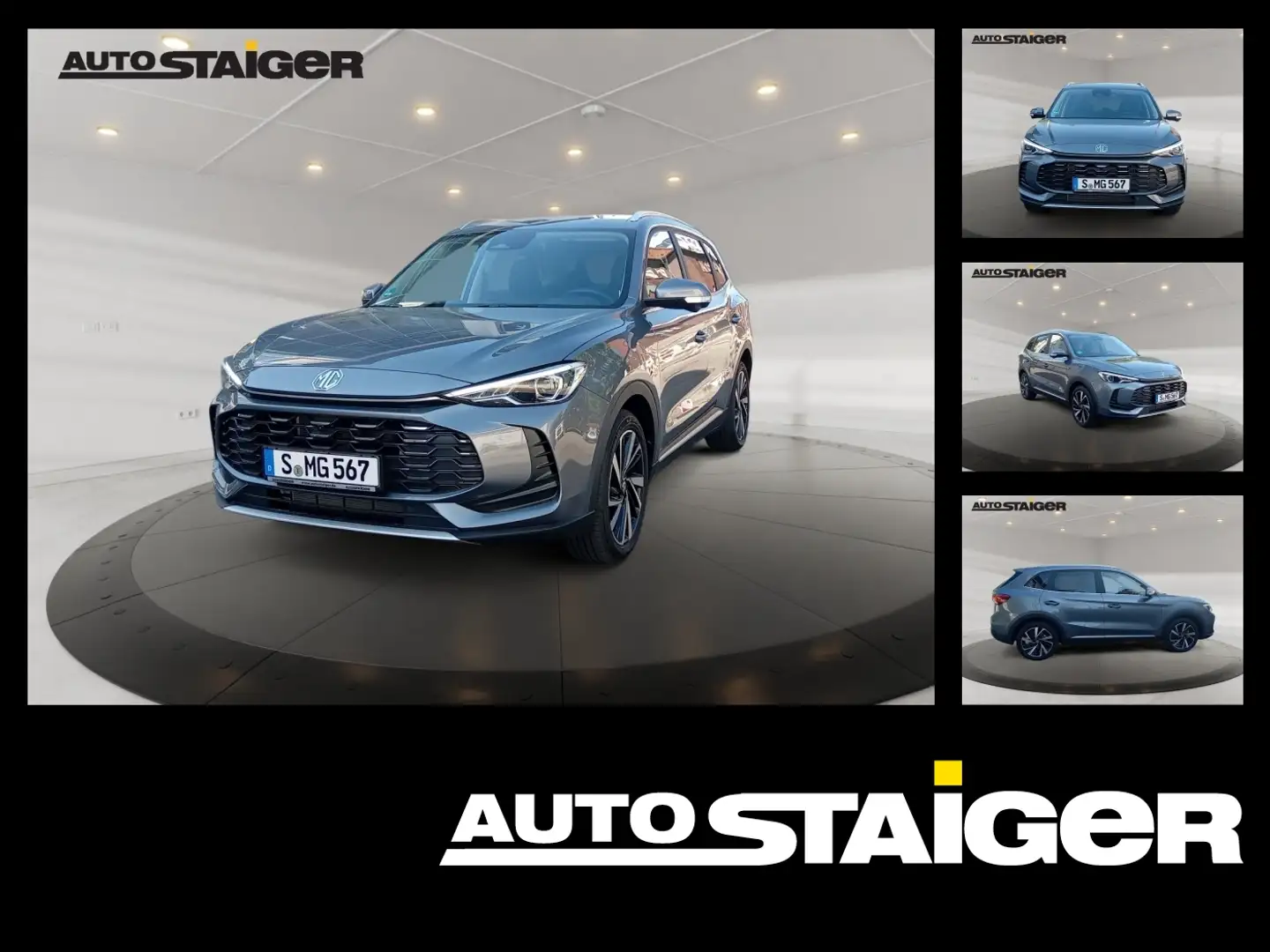 MG ZS Hybrid+ Luxury Vorführwagen*Vollausstattung* Grau - 1