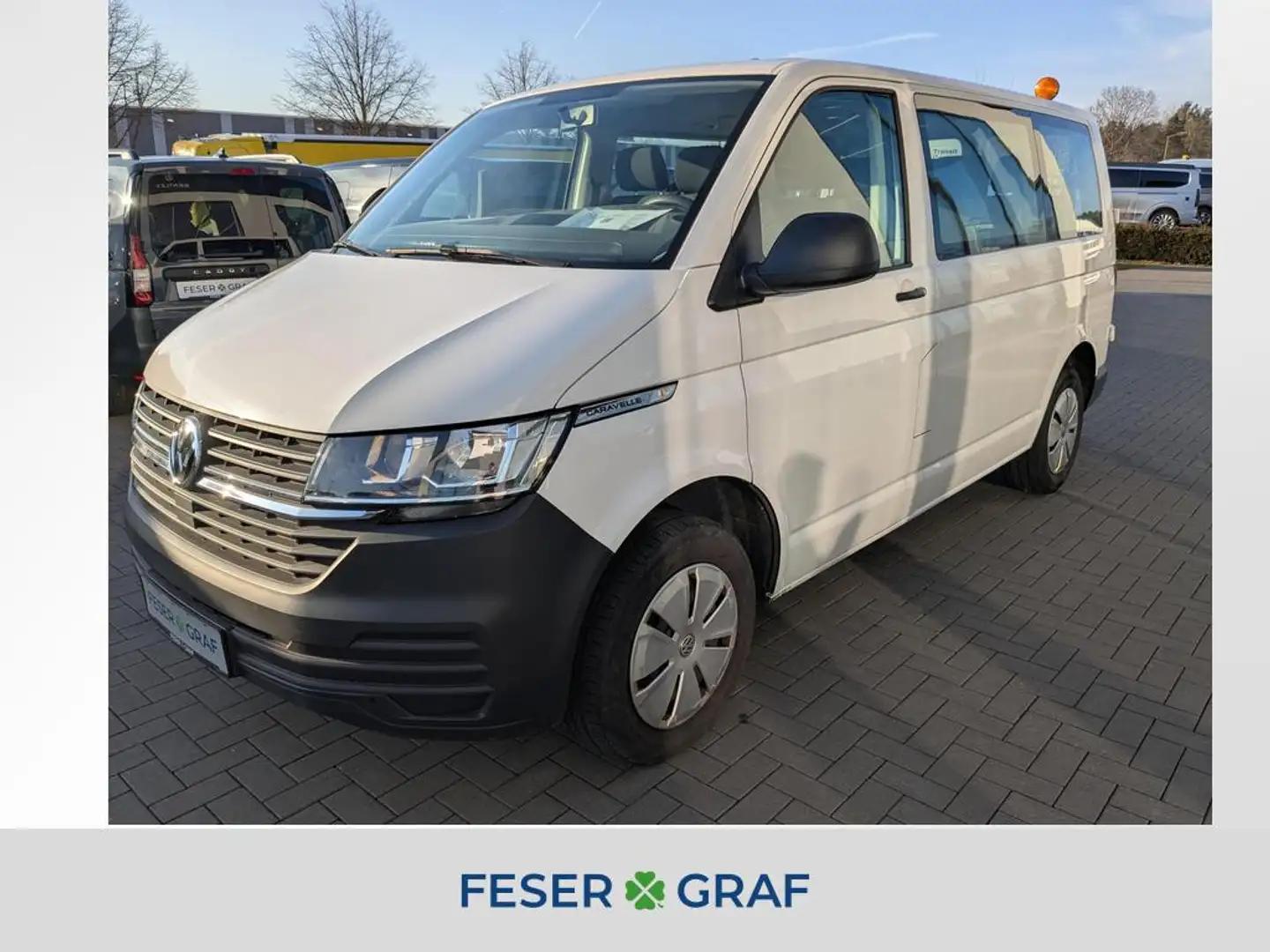 Volkswagen T6.1 Caravelle 6.1 Trendline 9-Sitzer Klima PDC Белый - 1